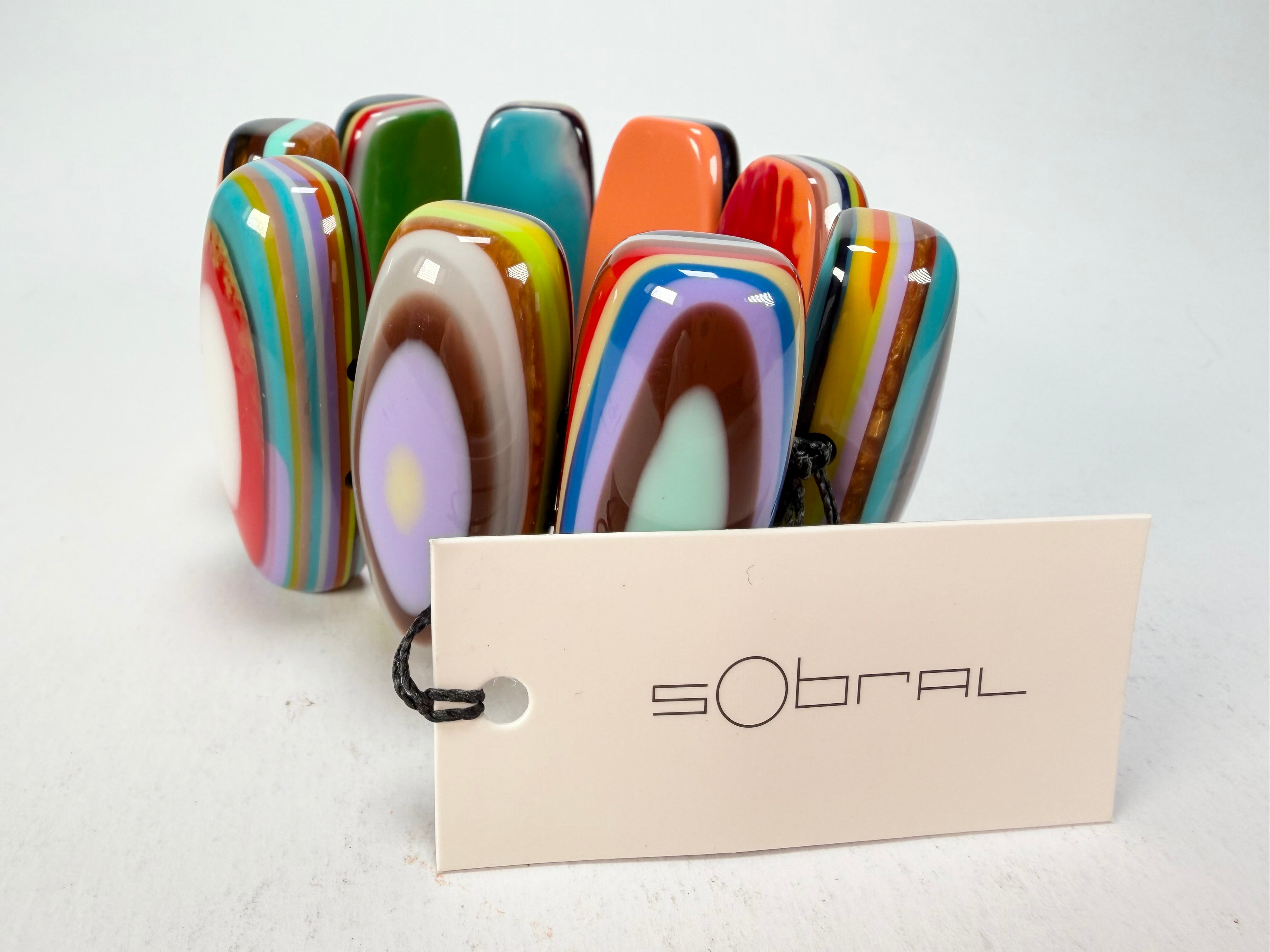 Sobral - Pop Art "Andy" Elasticated Resin Bracelet ( 005467 )