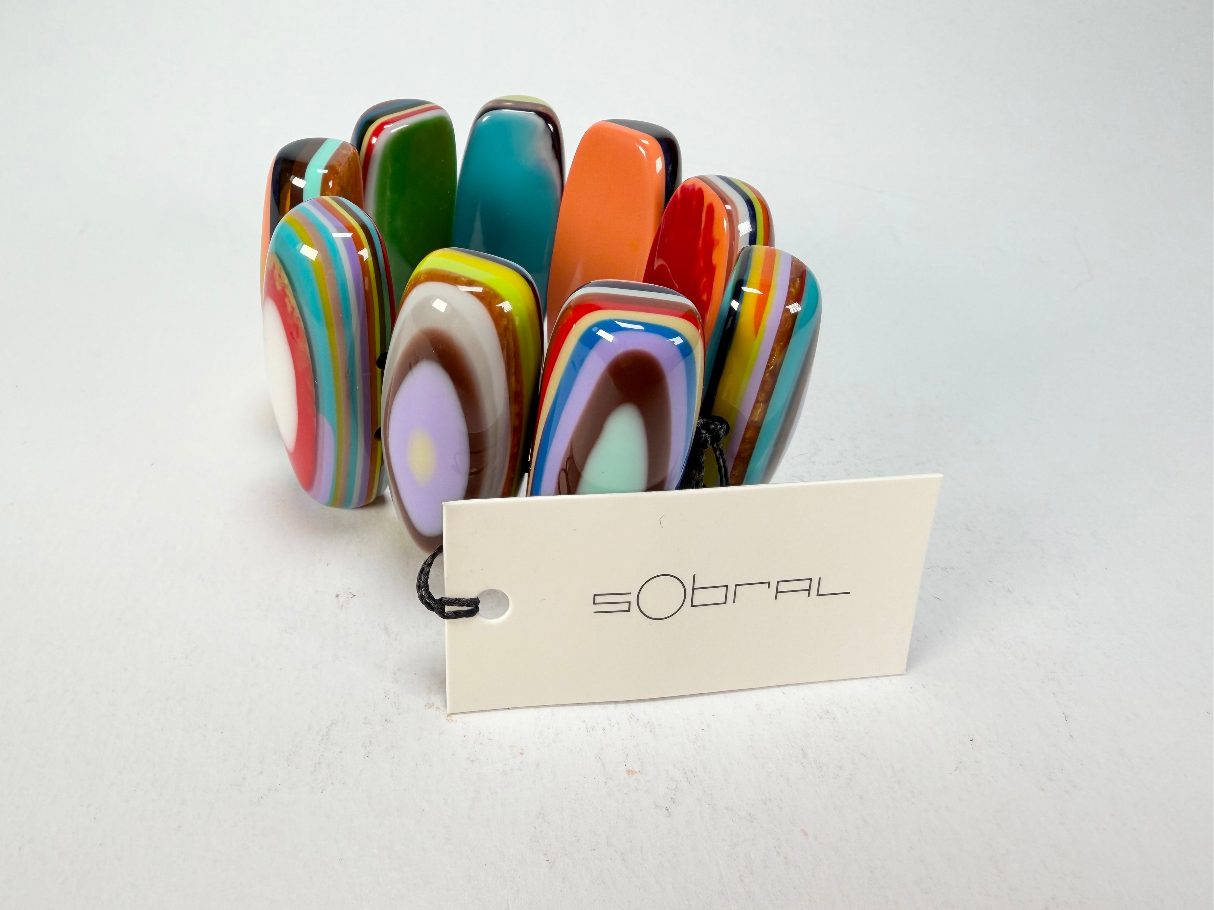 Sobral - Pop Art "Andy" Elasticated Resin Bracelet ( 005467 )