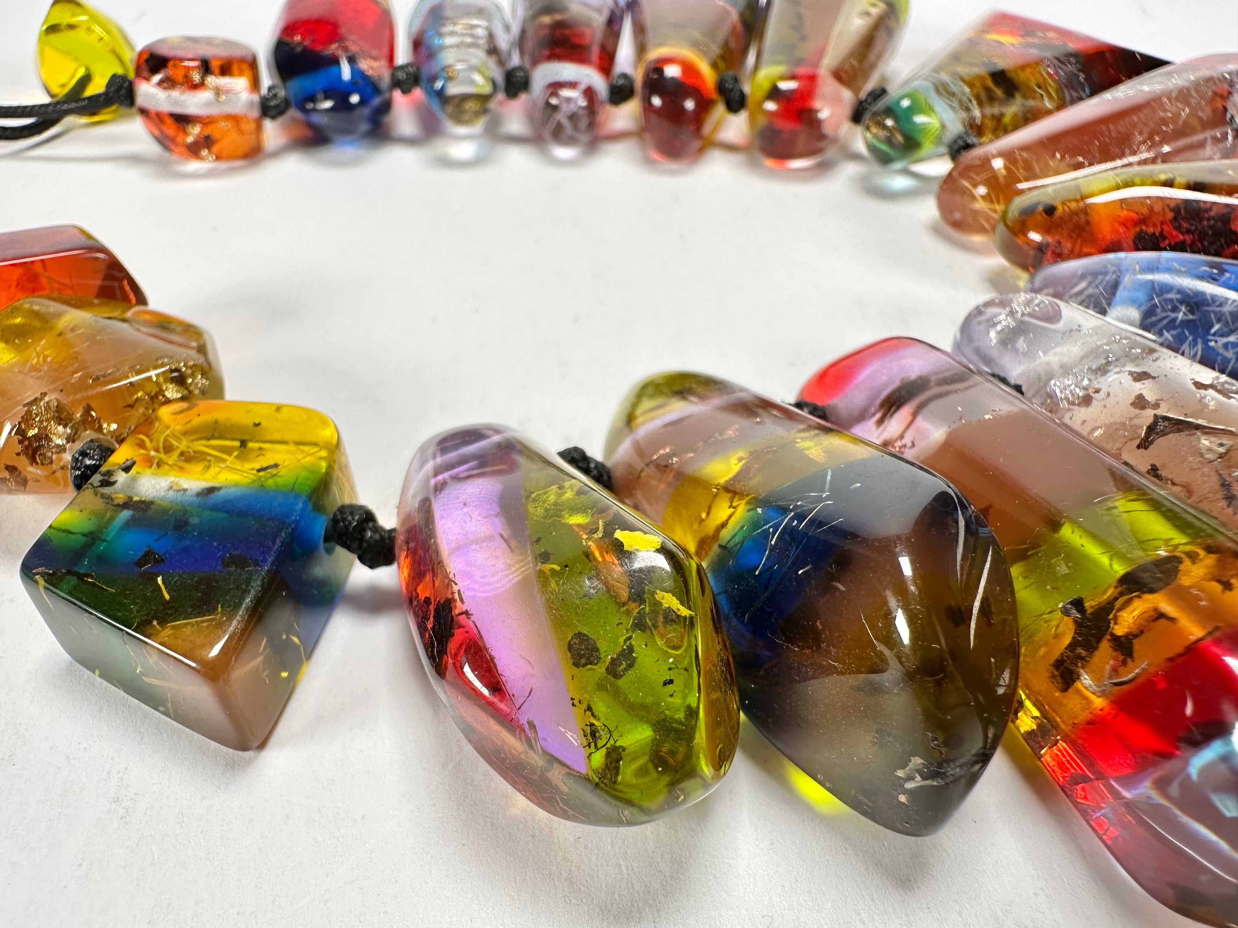 Sobral - Sobralita "Itaperica" Resin Necklace ( 005372 )