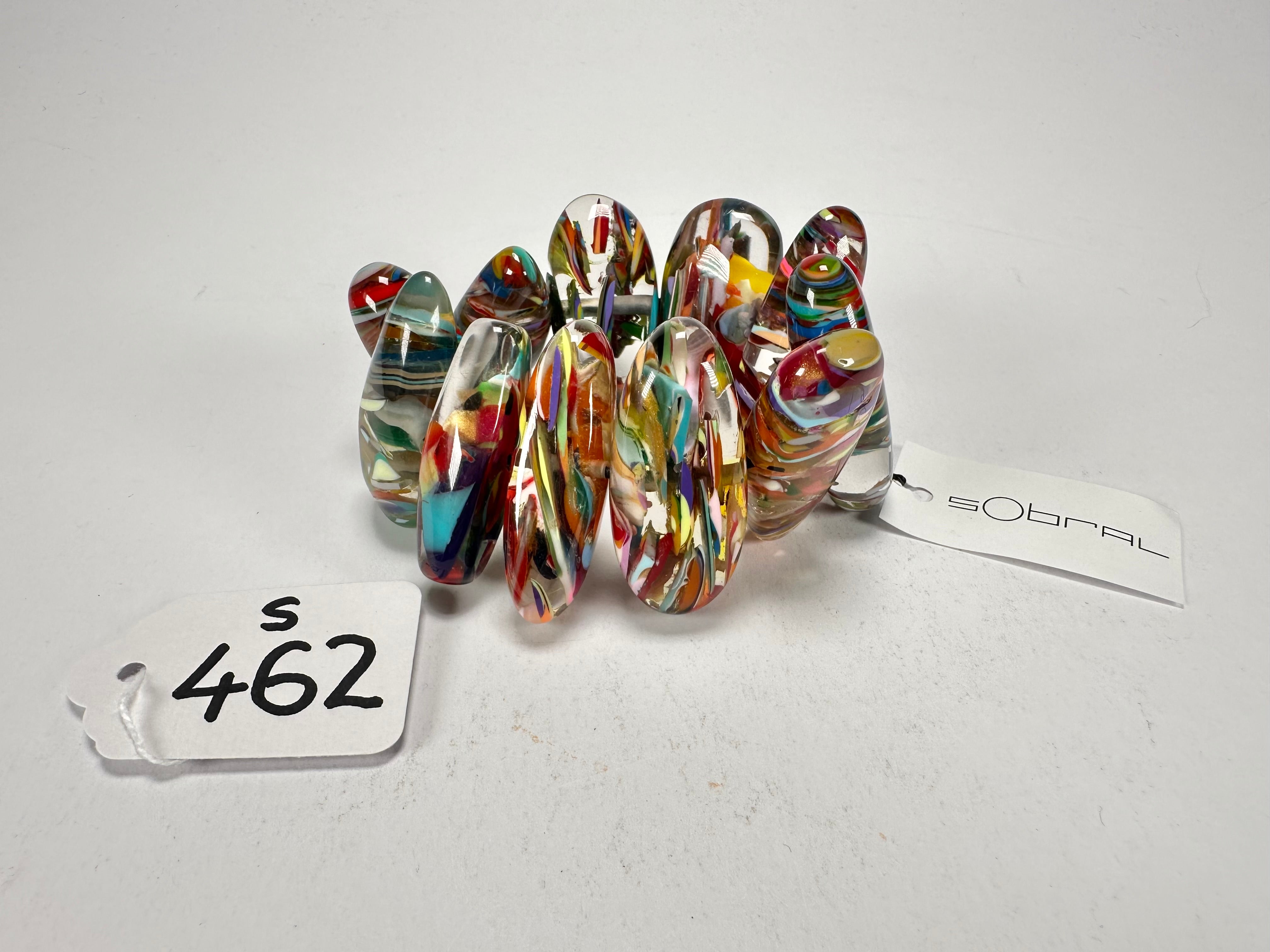 Sobral - Baru "Onda" Elasticated Resin Bracelet ( 005329 )