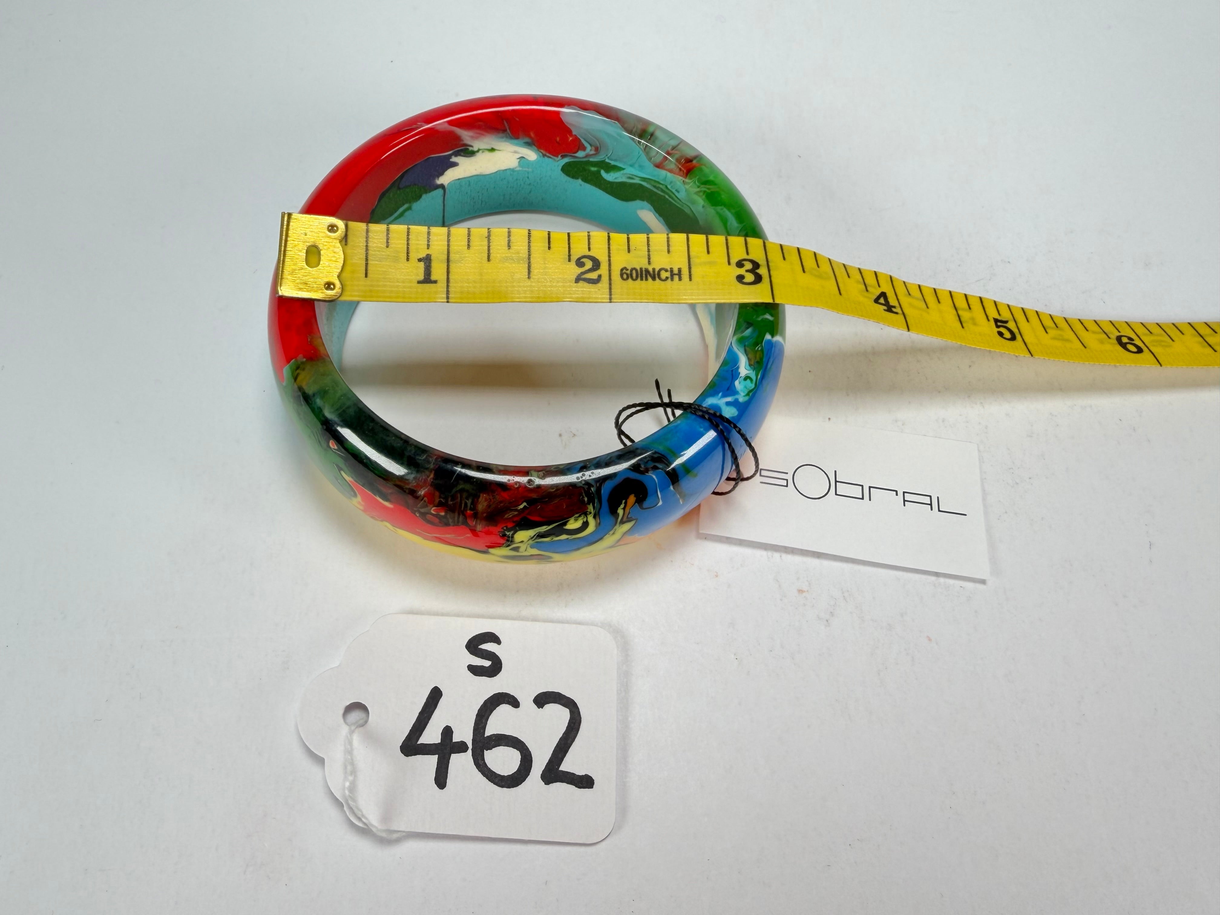 Sobral - Multi-Colour "PB24" Solid Resin Bangle ( 003813 )