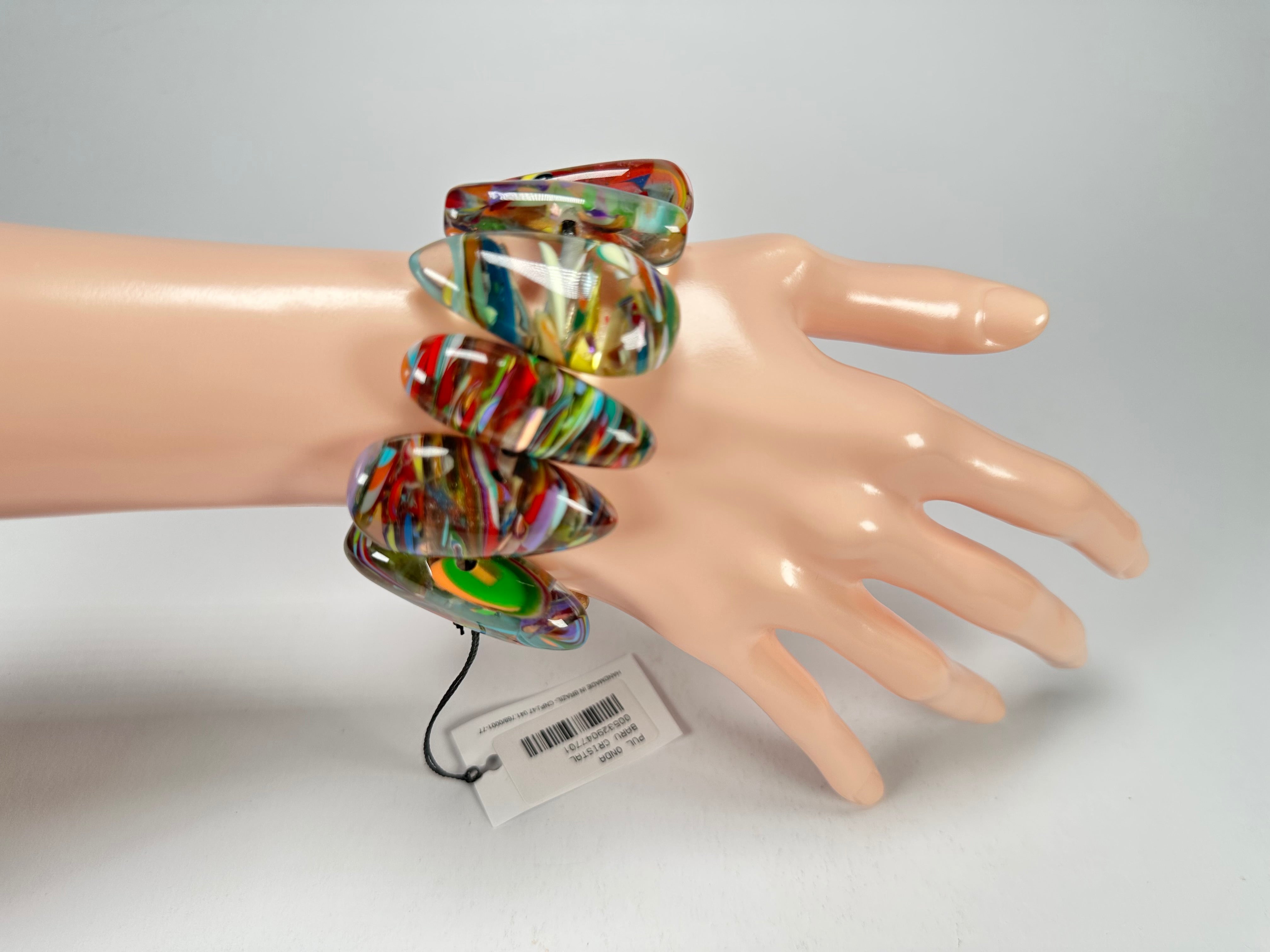 Sobral - Baru "Onda" Elasticated Resin Bracelet ( 005329 )