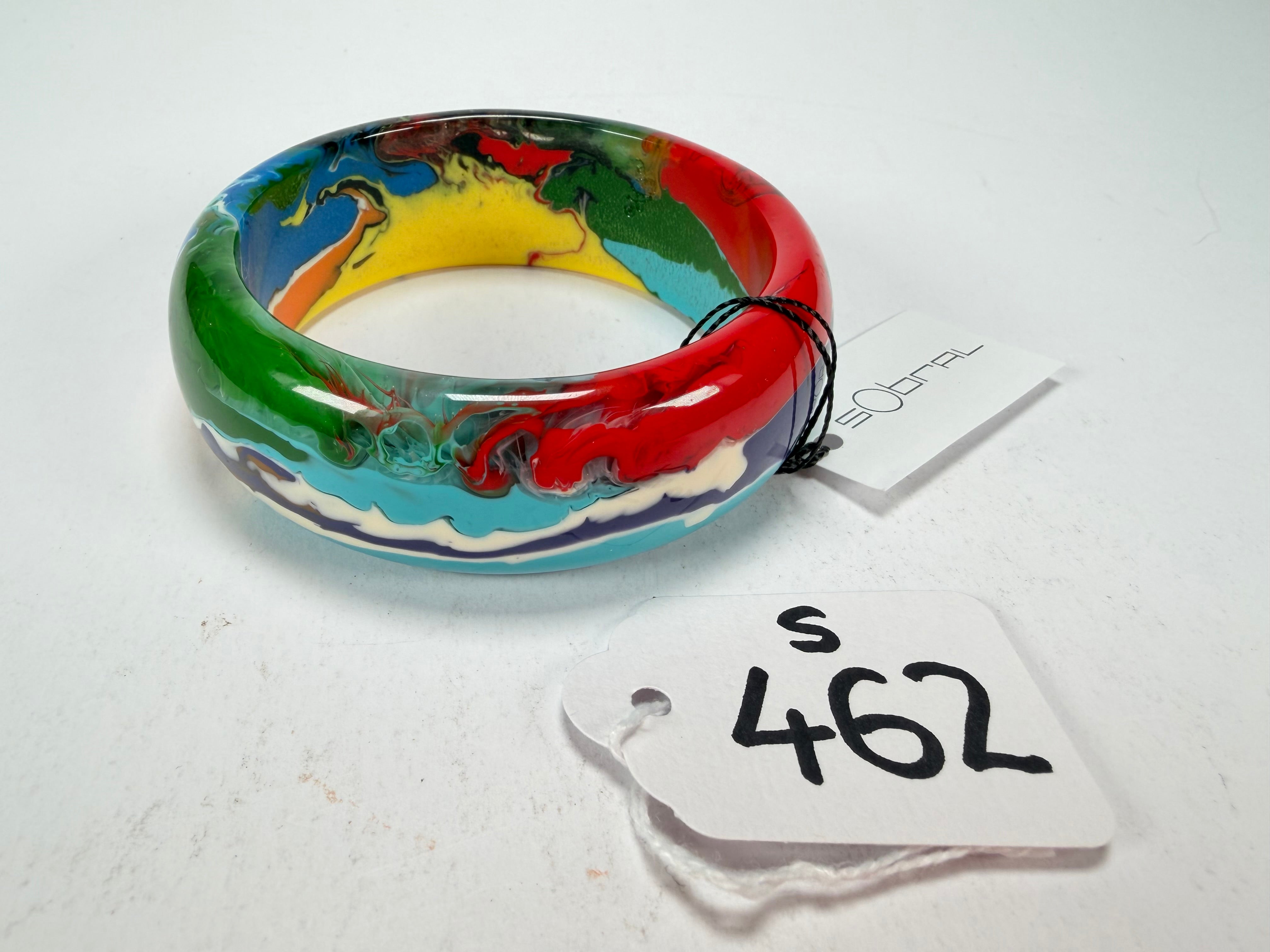 Sobral - Multi-Colour "PB24" Solid Resin Bangle ( 003813 )