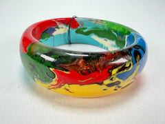 Sobral - Multi-Colour "PB24" Solid Resin Bangle ( 003813 )