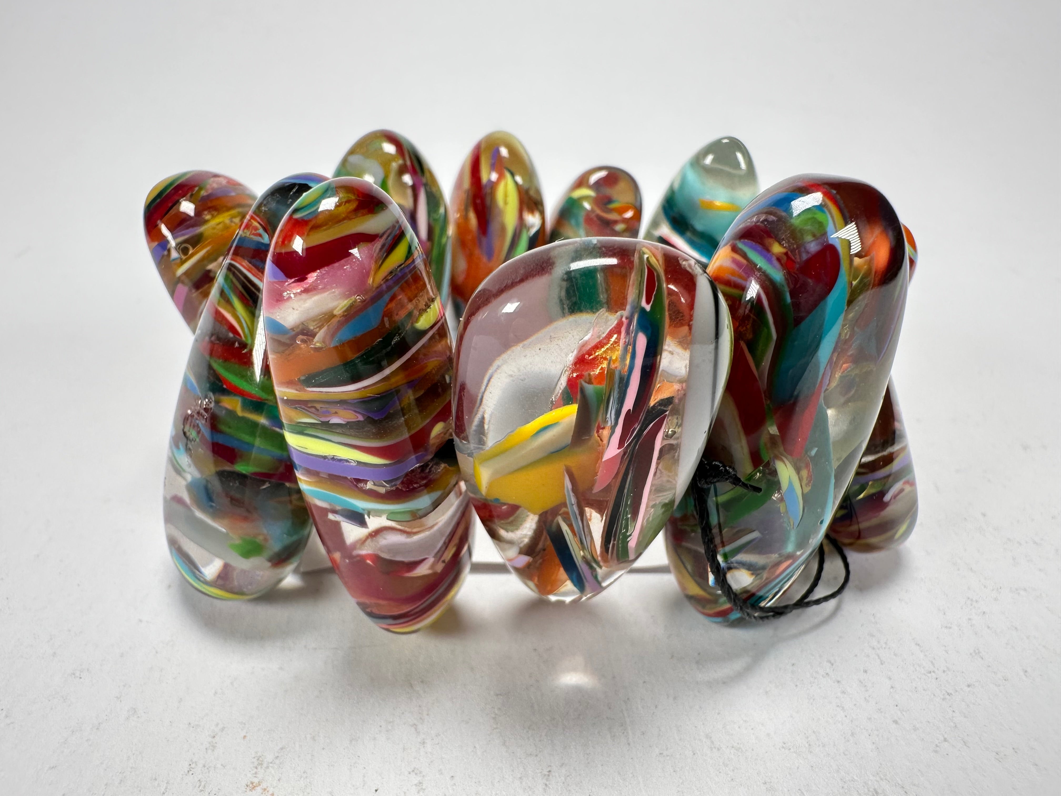 Sobral - Baru "Onda" Elasticated Resin Bracelet ( 005329 )