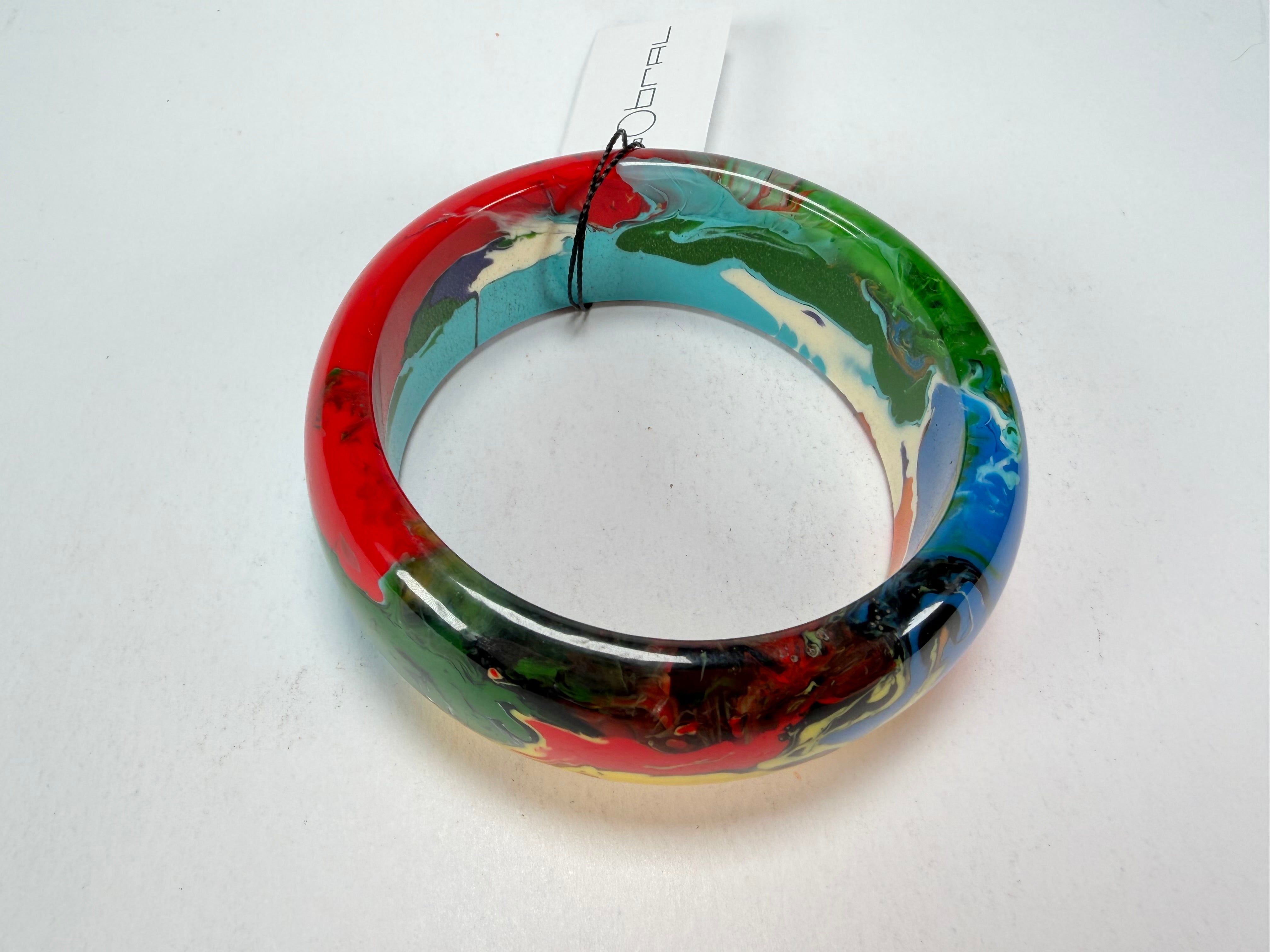 Sobral - Multi-Colour "PB24" Solid Resin Bangle ( 003813 )