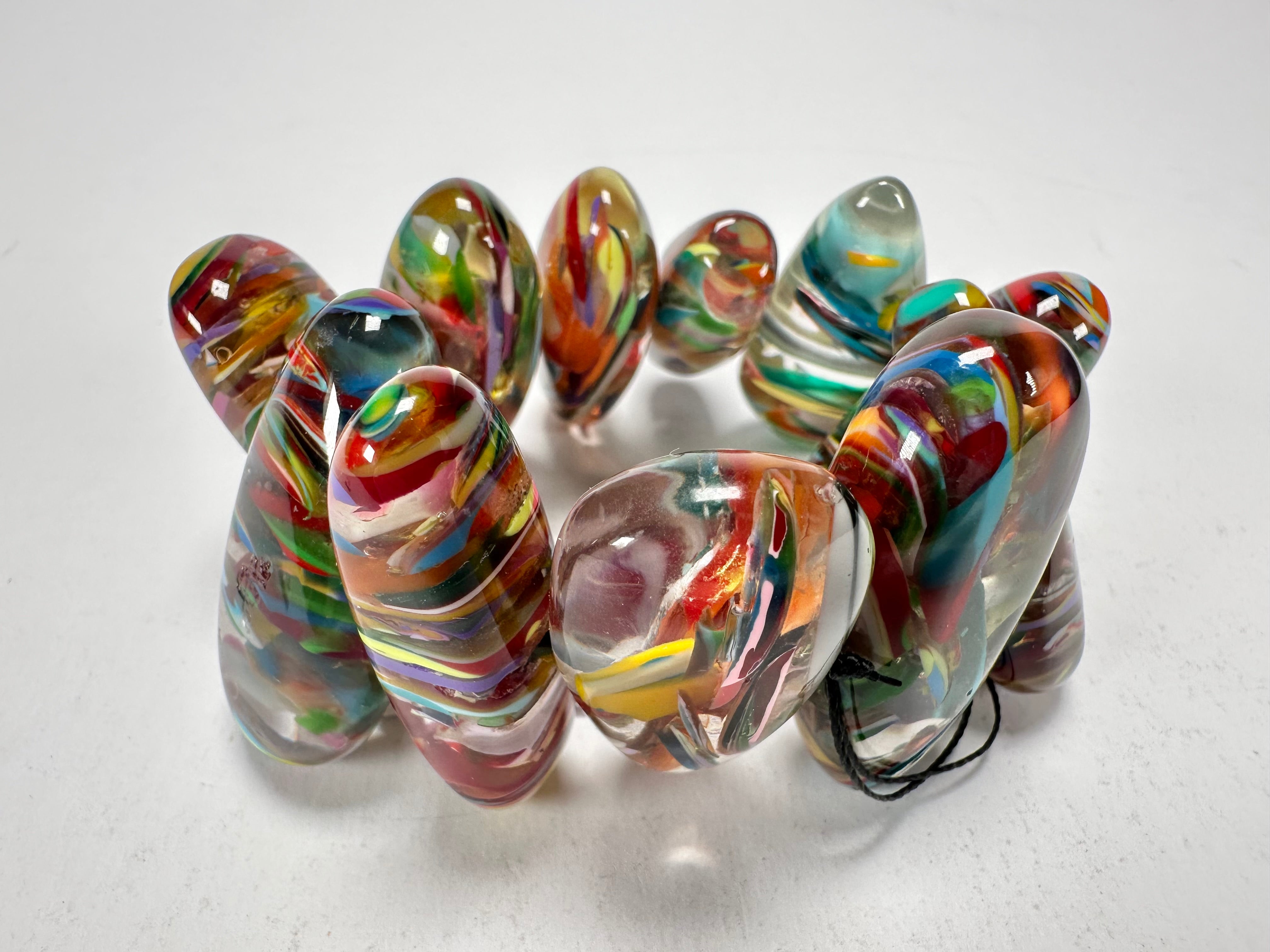 Sobral - Baru "Onda" Elasticated Resin Bracelet ( 005329 )