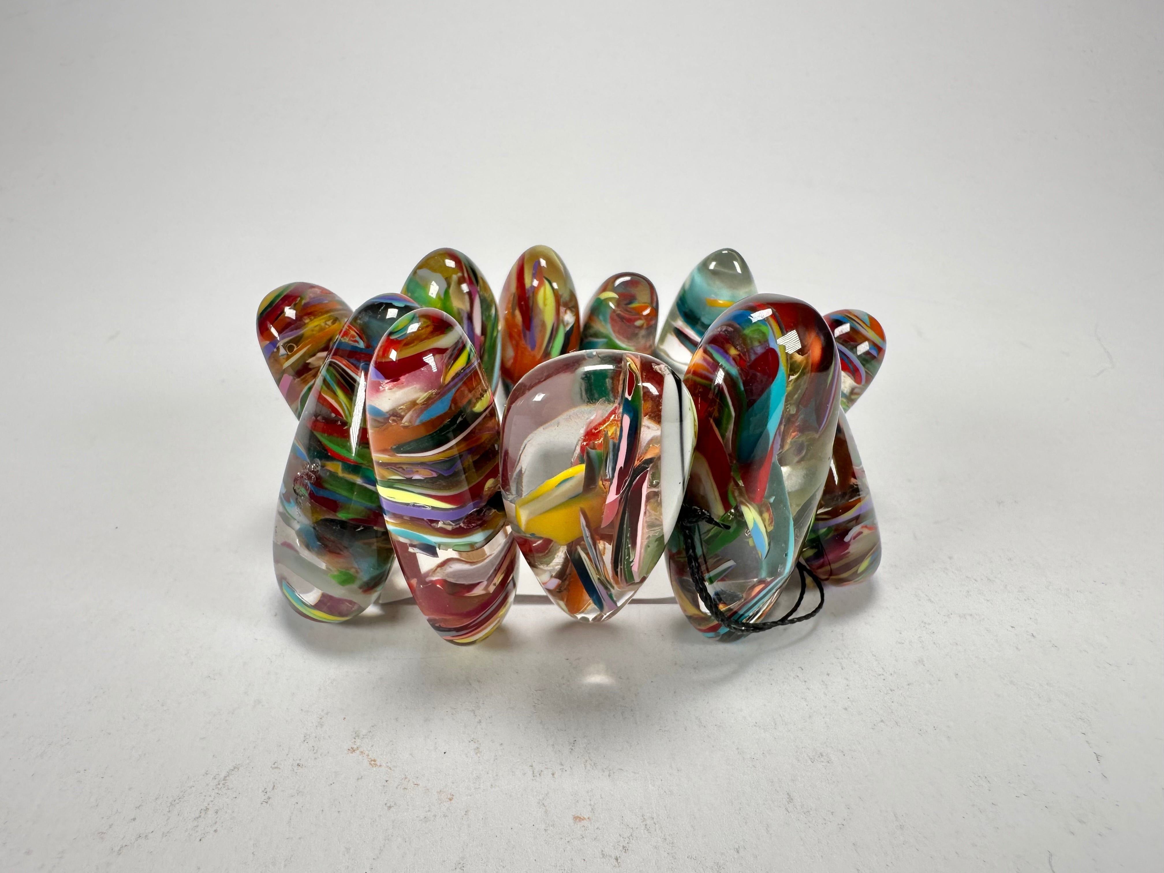 Sobral - Baru "Onda" Elasticated Resin Bracelet ( 005329 )