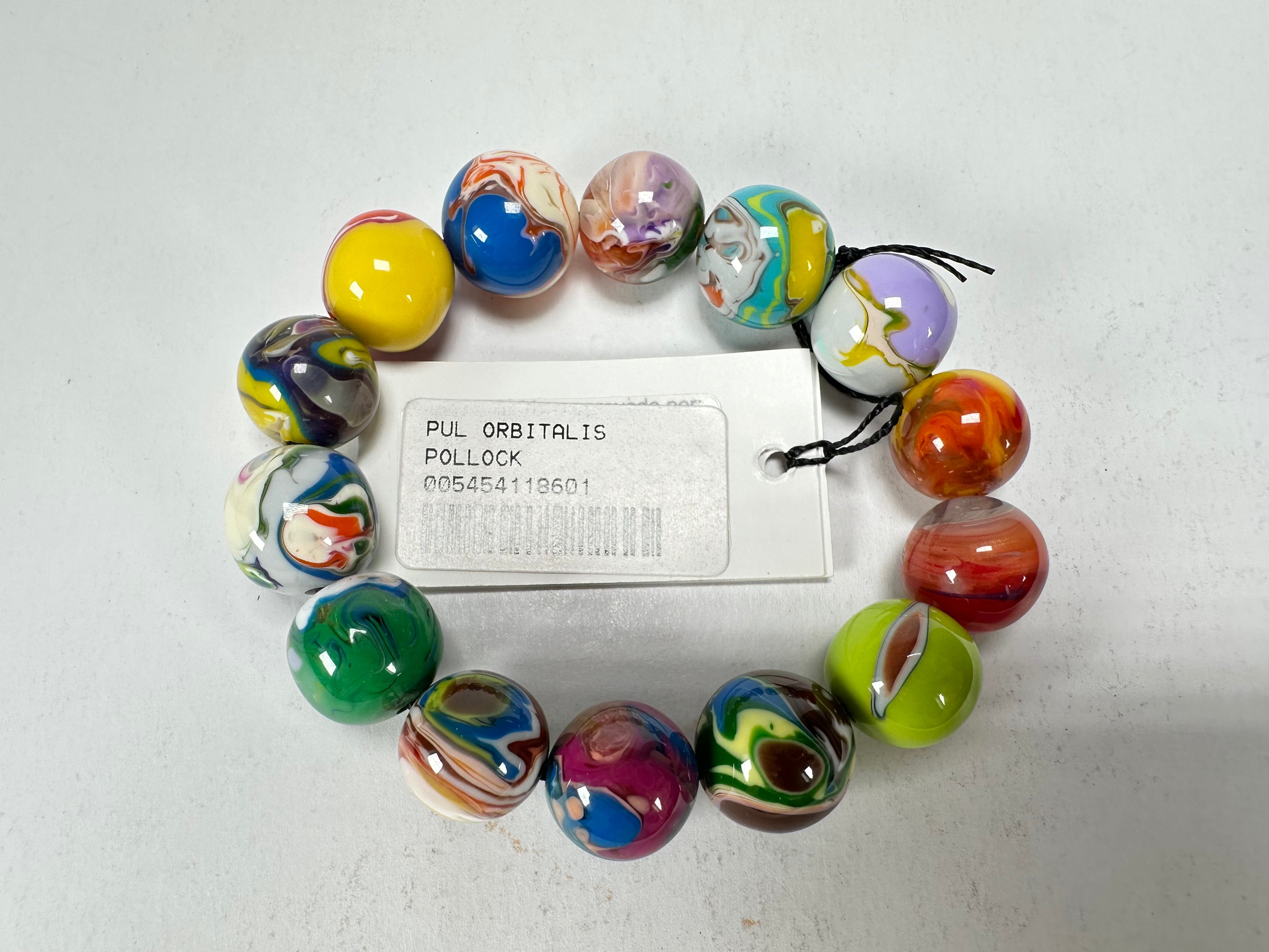Sobral - Planets "Orbitalis" Pollock Elasticated Resin Bracelet ( 005454 )