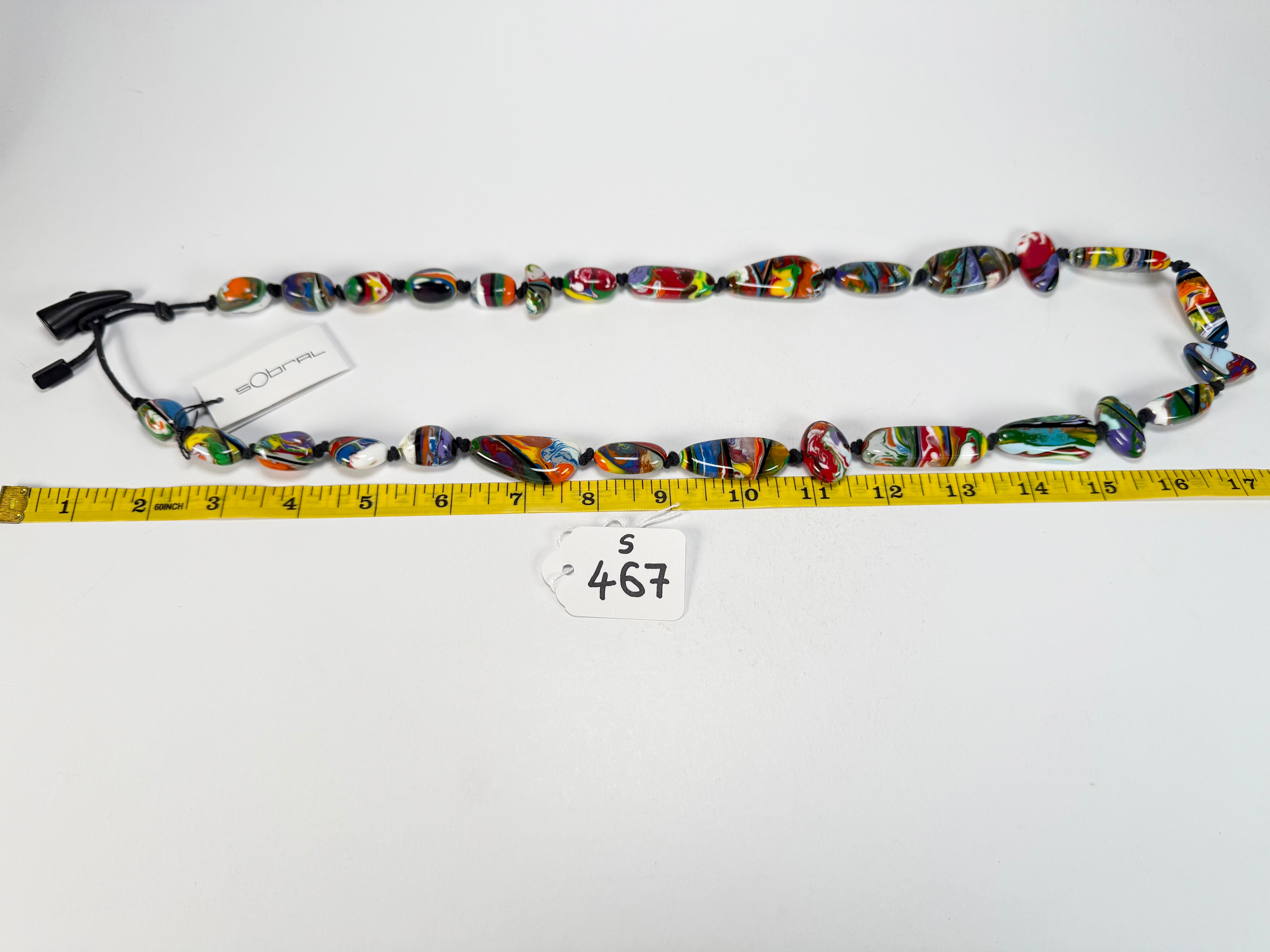 Sobral - Multi-Colour "New Habilis" Pollock Resin Necklace ( 005259 )