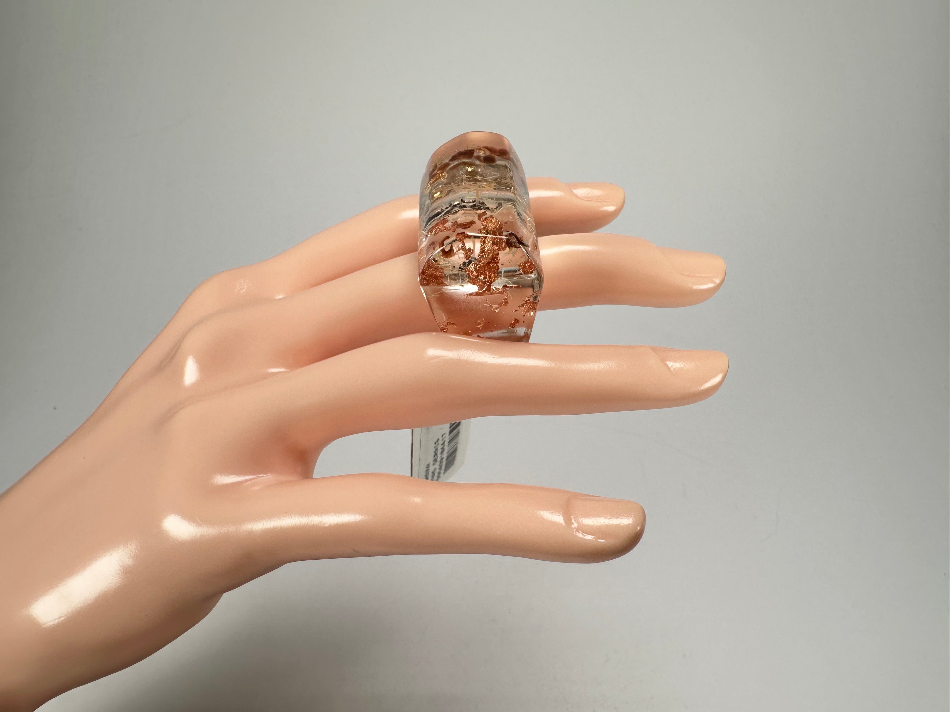 Sobral - Minas Gerais "Araxá" Resin Ring ( 005409 ) - Size UK M / US 6