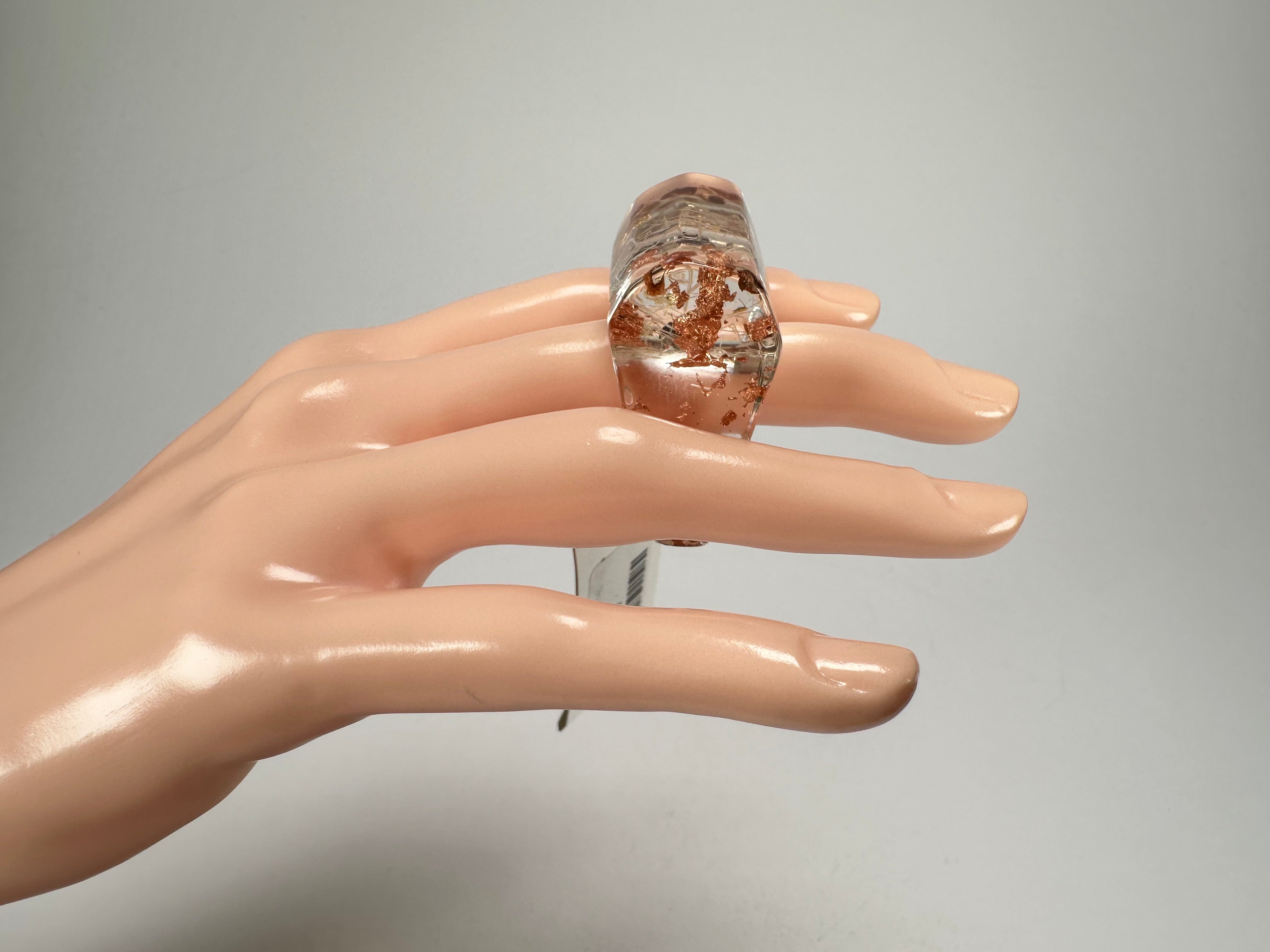 Sobral - Minas Gerais "Araxá" Resin Ring ( 005409 ) - Size UK M / US 6