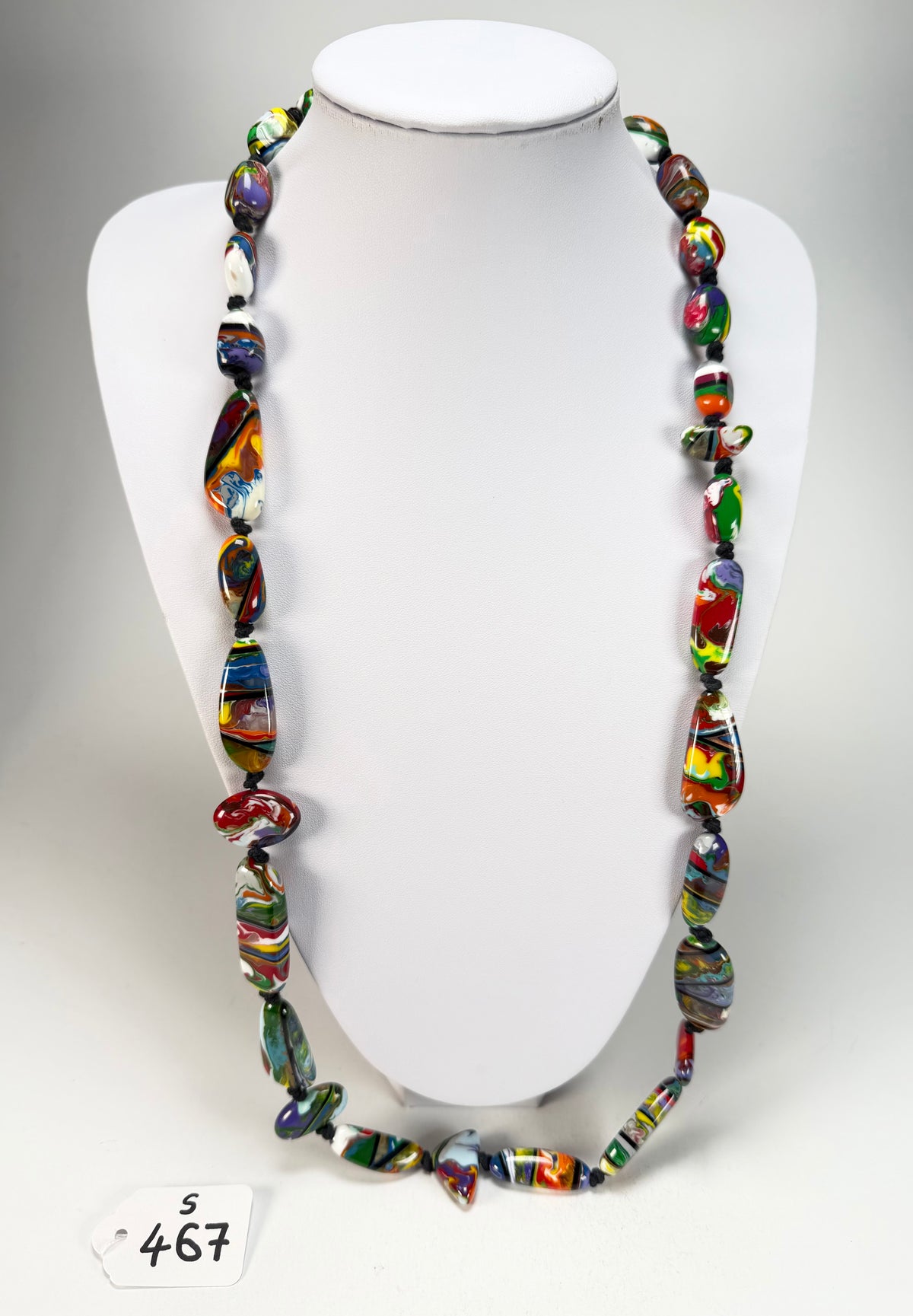 Sobral - Multi-Colour "New Habilis" Pollock Resin Necklace ( 005259 )