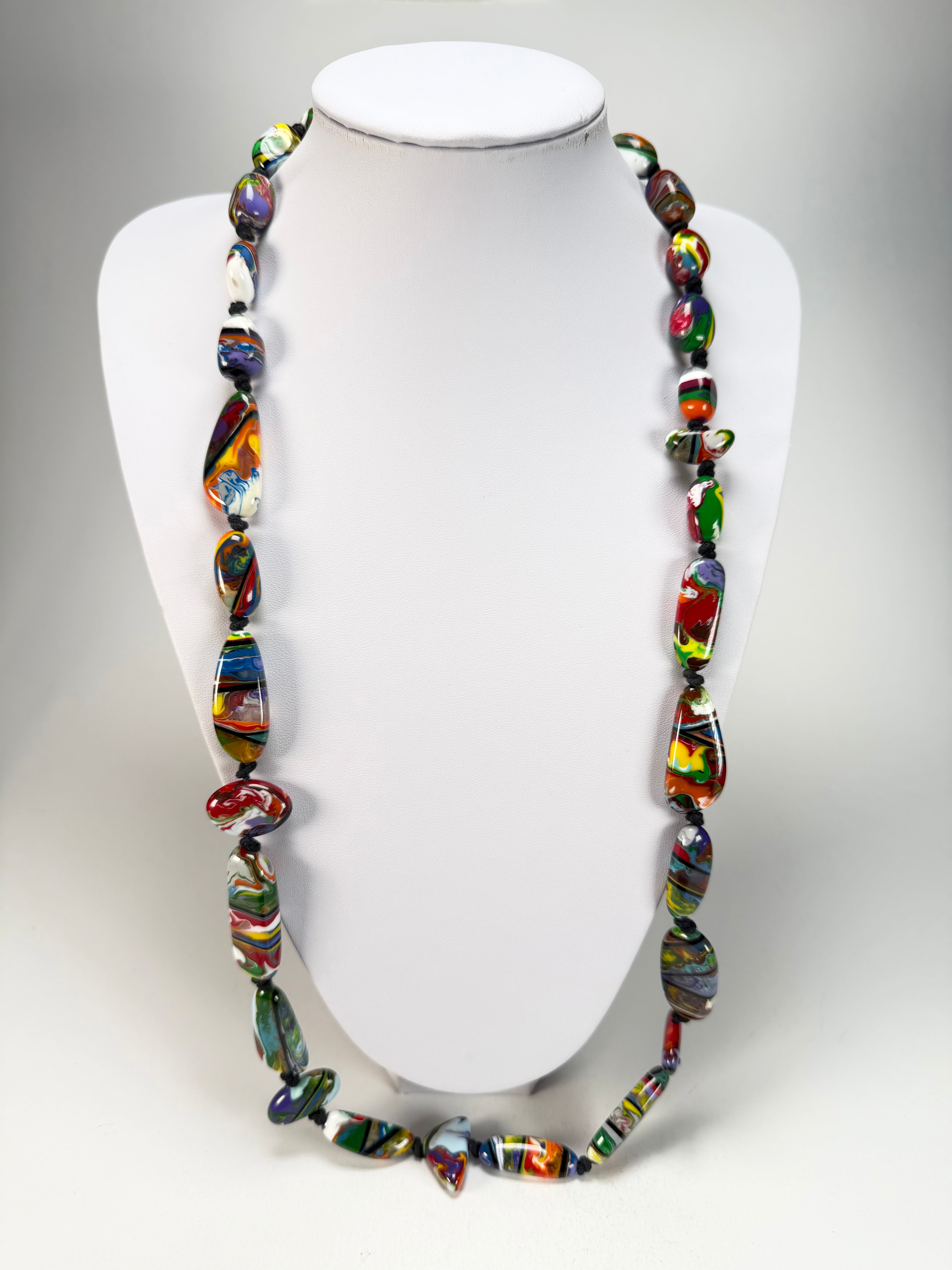 Sobral - Multi-Colour "New Habilis" Pollock Resin Necklace ( 005259 )