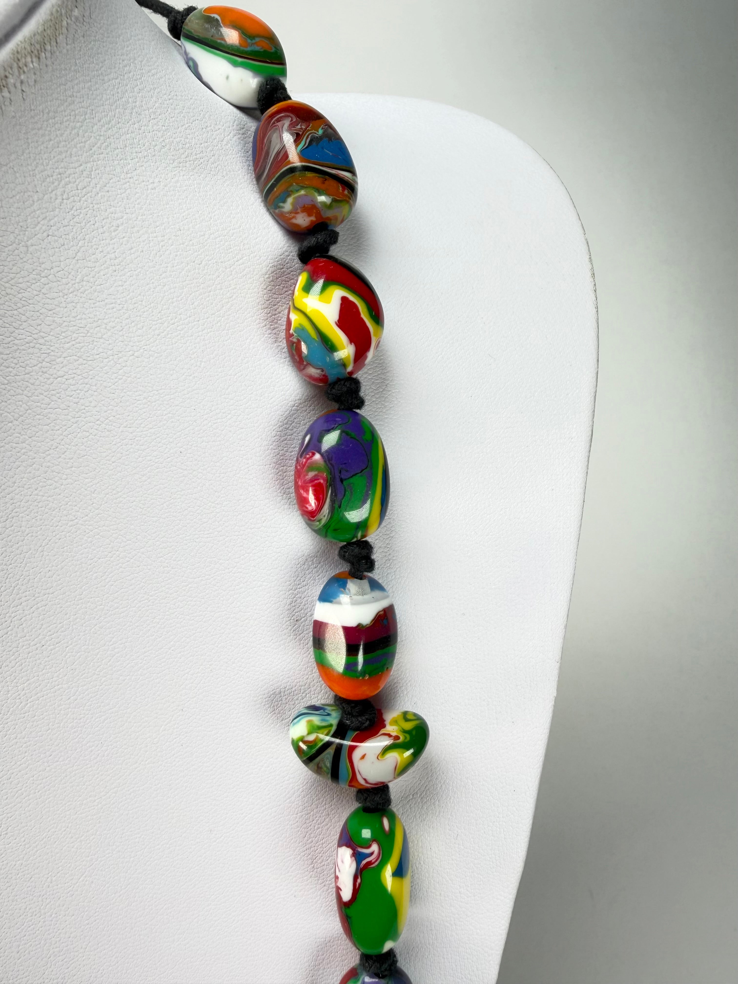 Sobral - Multi-Colour "New Habilis" Pollock Resin Necklace ( 005259 )