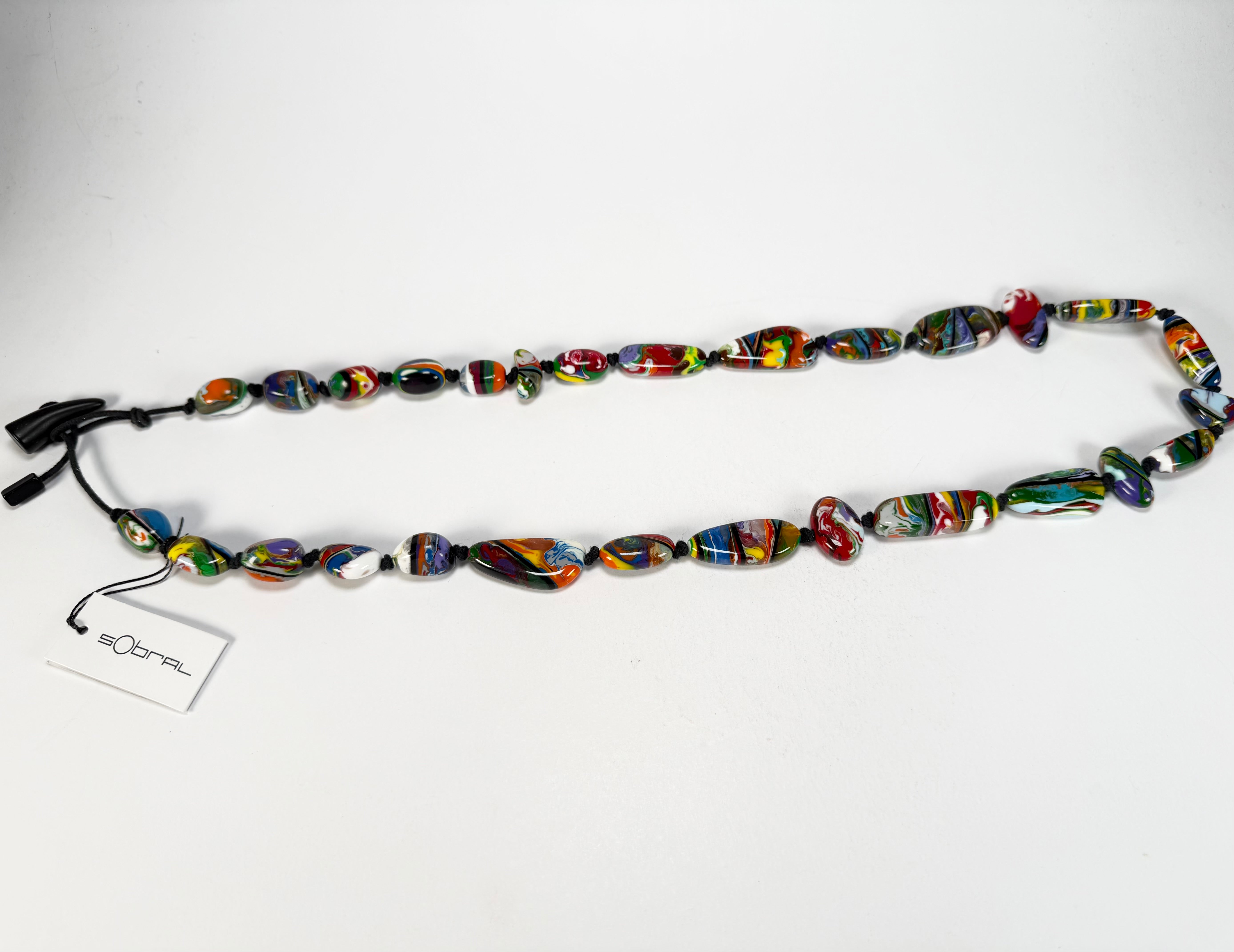 Sobral - Multi-Colour "New Habilis" Pollock Resin Necklace ( 005259 )