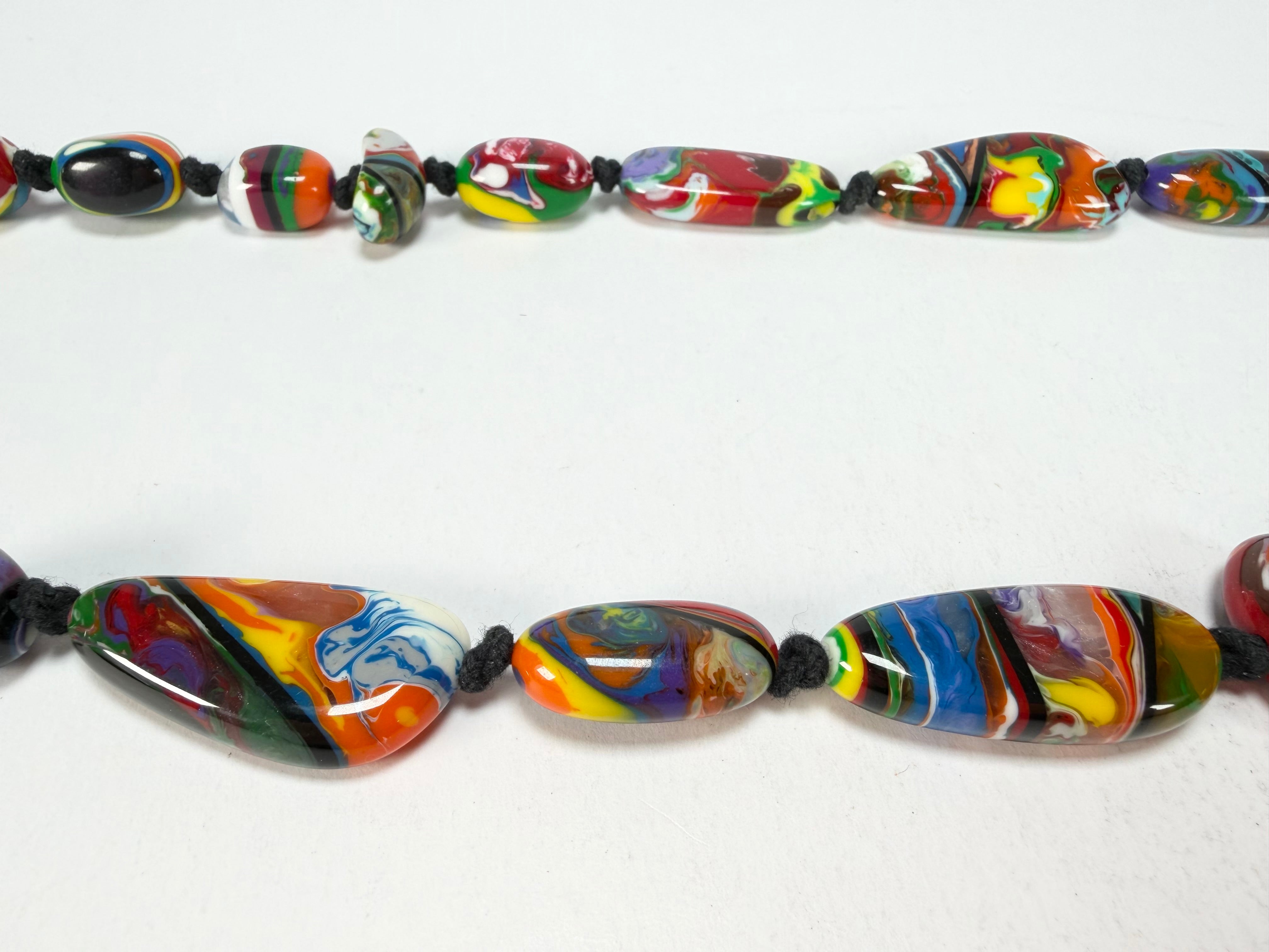 Sobral - Multi-Colour "New Habilis" Pollock Resin Necklace ( 005259 )