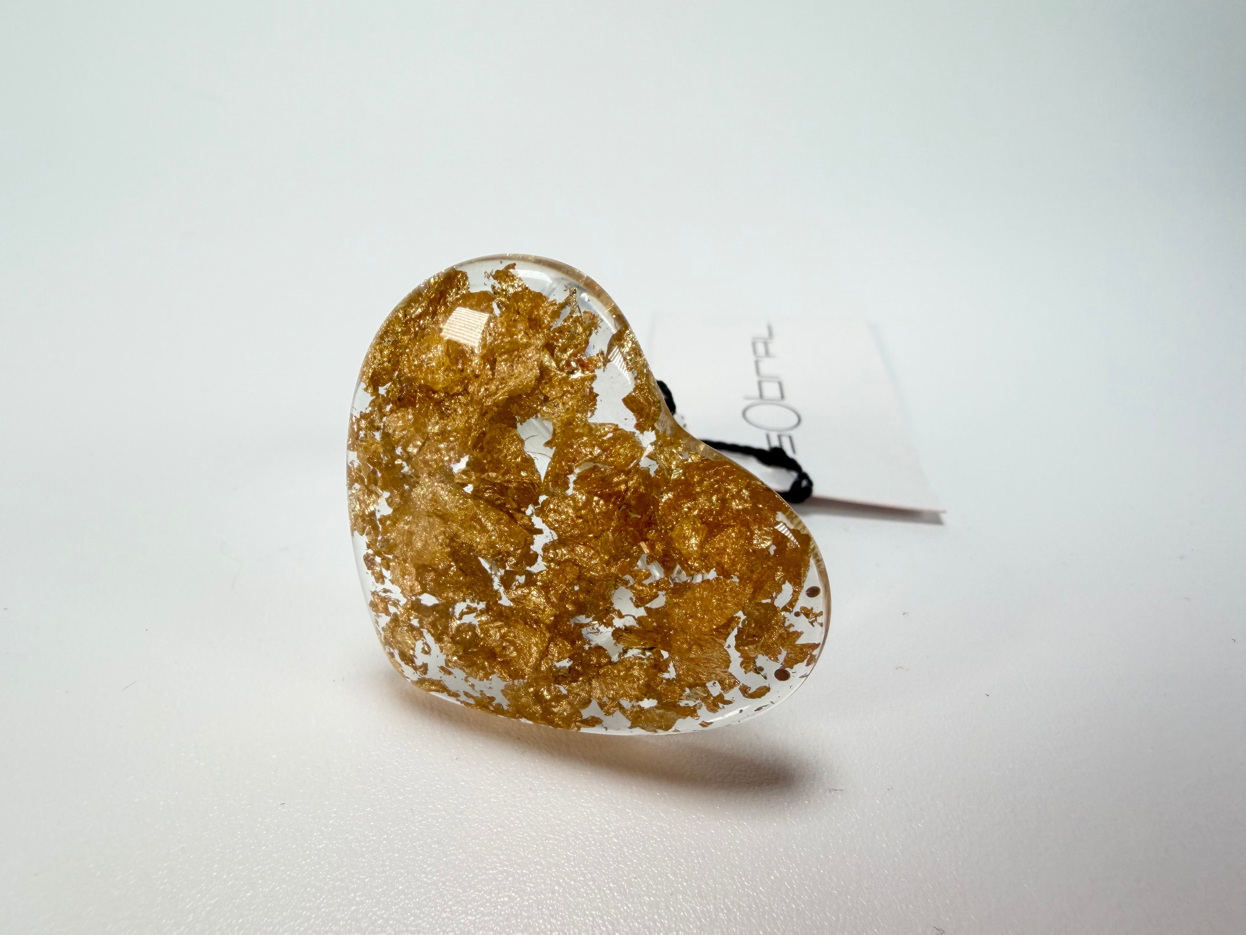 Sobral - Metalique "Mini Ariadne" Resin Ring ( 005543 ) - Size UK V / US 10.5