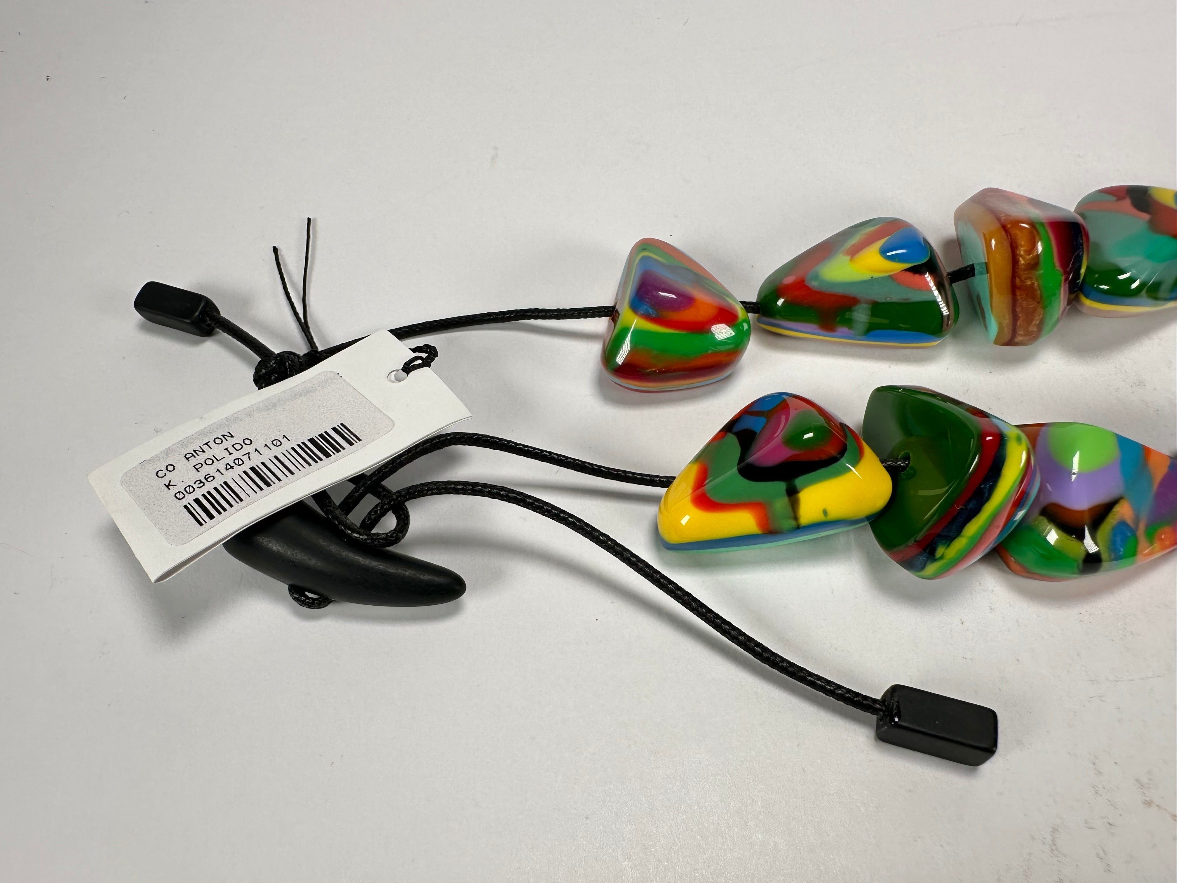 Sobral - Multi-Colour "Anton" Diamante Resin Necklace ( 003614 )