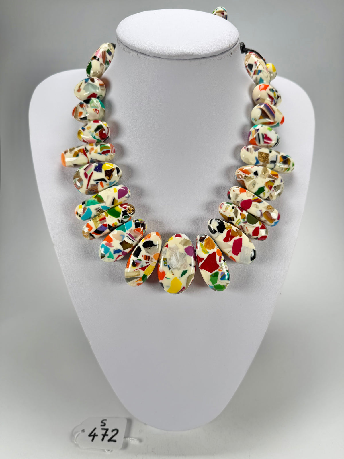 Sobral - Caillou Marfim "Monica" Resin Necklace ( 005412 )
