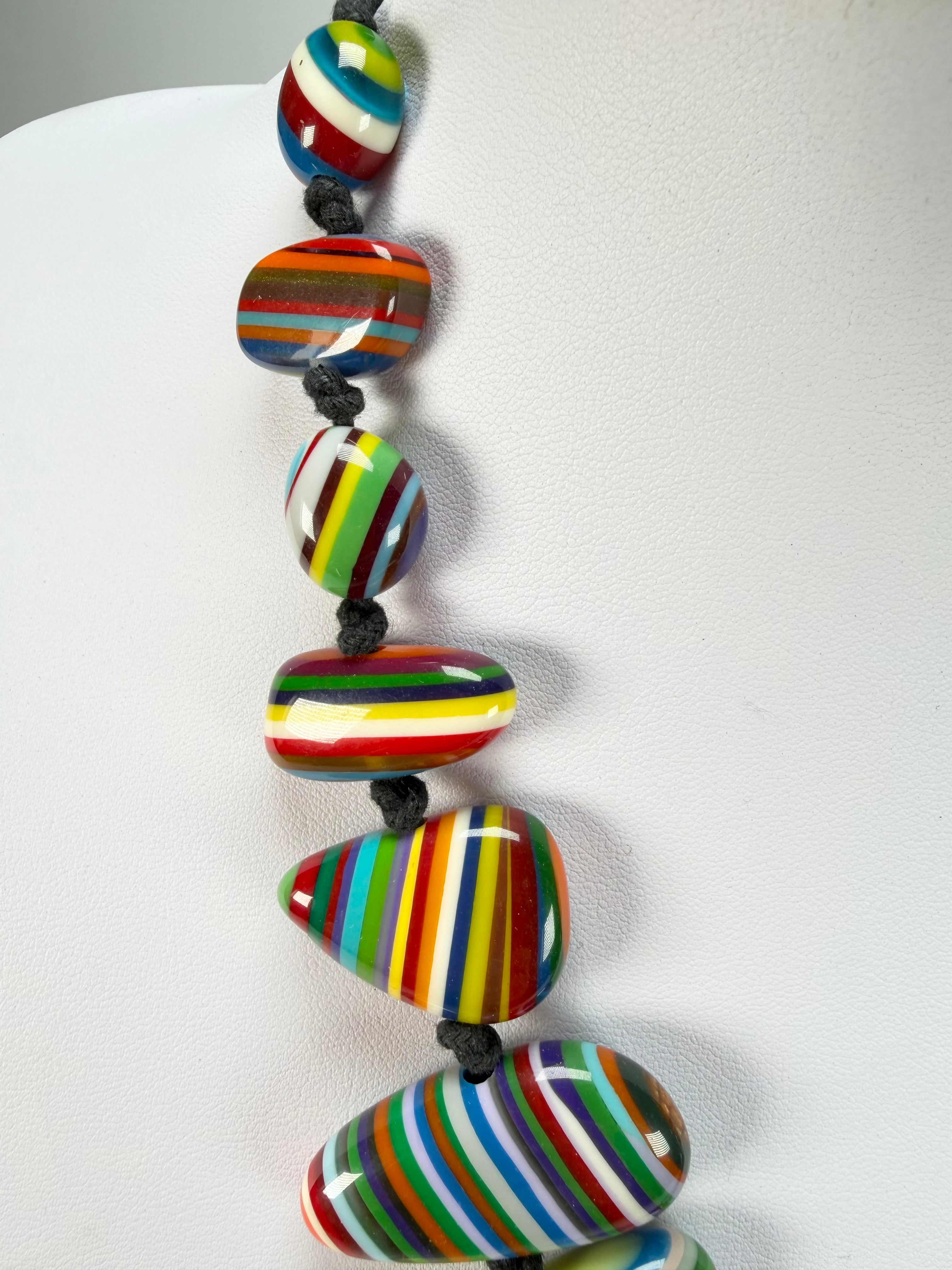 Sobral - Pop Art "Newanderthal" Resin Necklace ( 005257 )