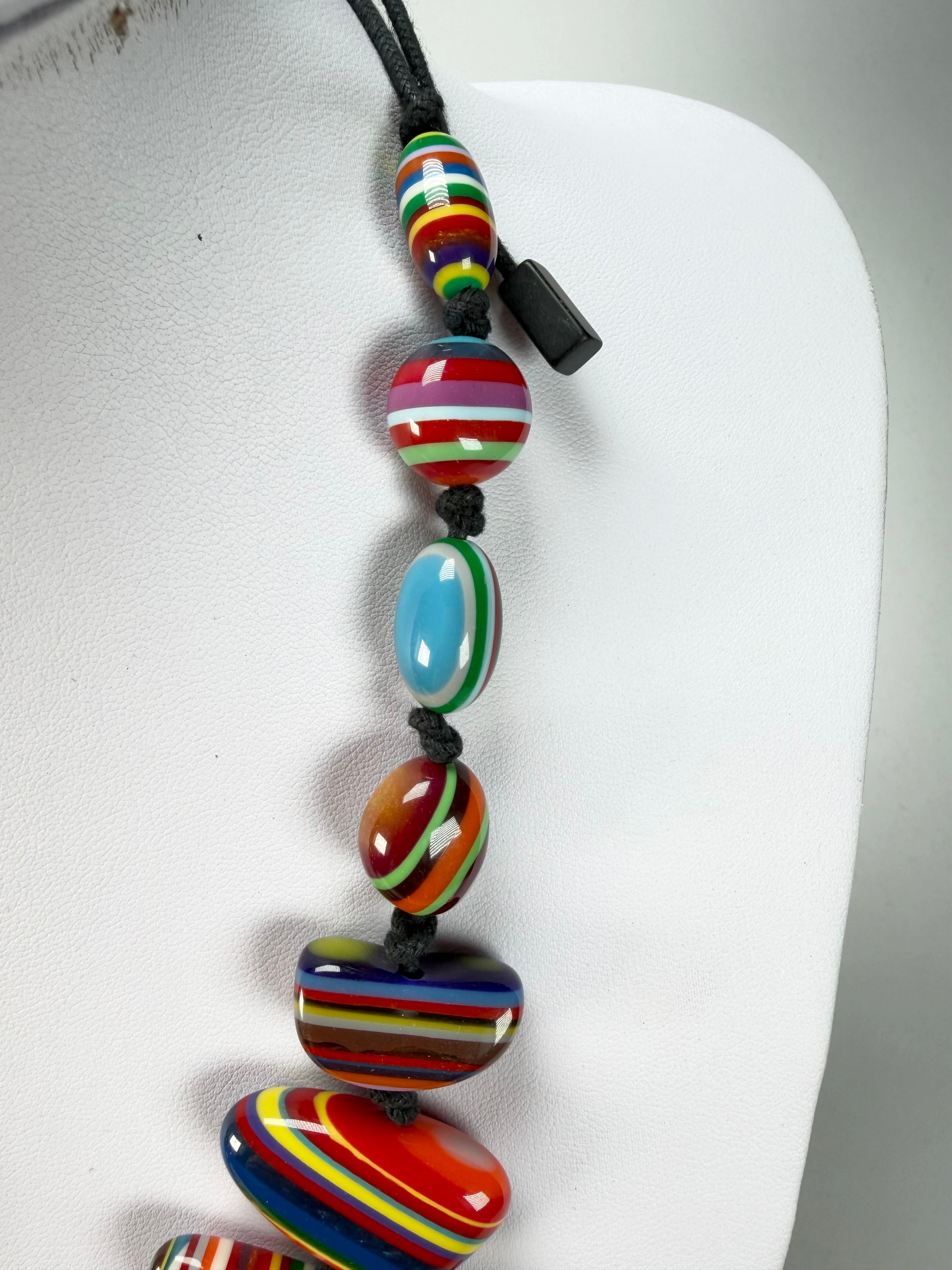 Sobral - Pop Art "Newanderthal" Resin Necklace ( 005257 )