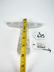 Sobral - Landmark "Cristo" Metalique Silver Medium 14cm Statue Ornament ( 000000 )