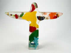 Sobral - Landmark "Cristo" Past Present Medium 14cm Statue Ornament ( 000000 )