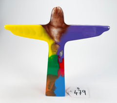 Sobral - Landmark "Cristo" Multi-Colour Pollock Large 18cm Statue Ornament ( 000000 )
