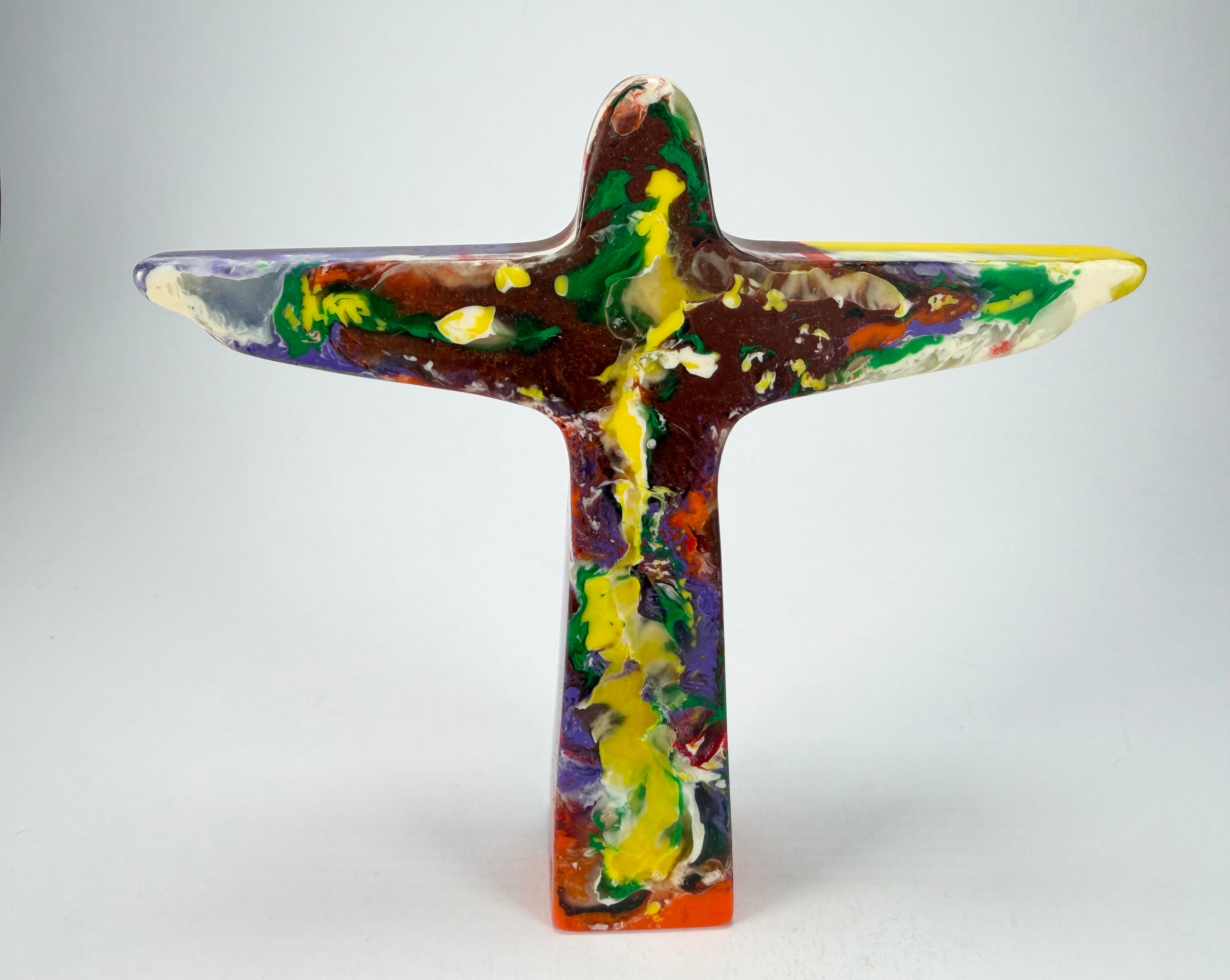 Sobral - Landmark "Cristo" Multi-Colour Pollock Large 18cm Statue Ornament ( 000000 )