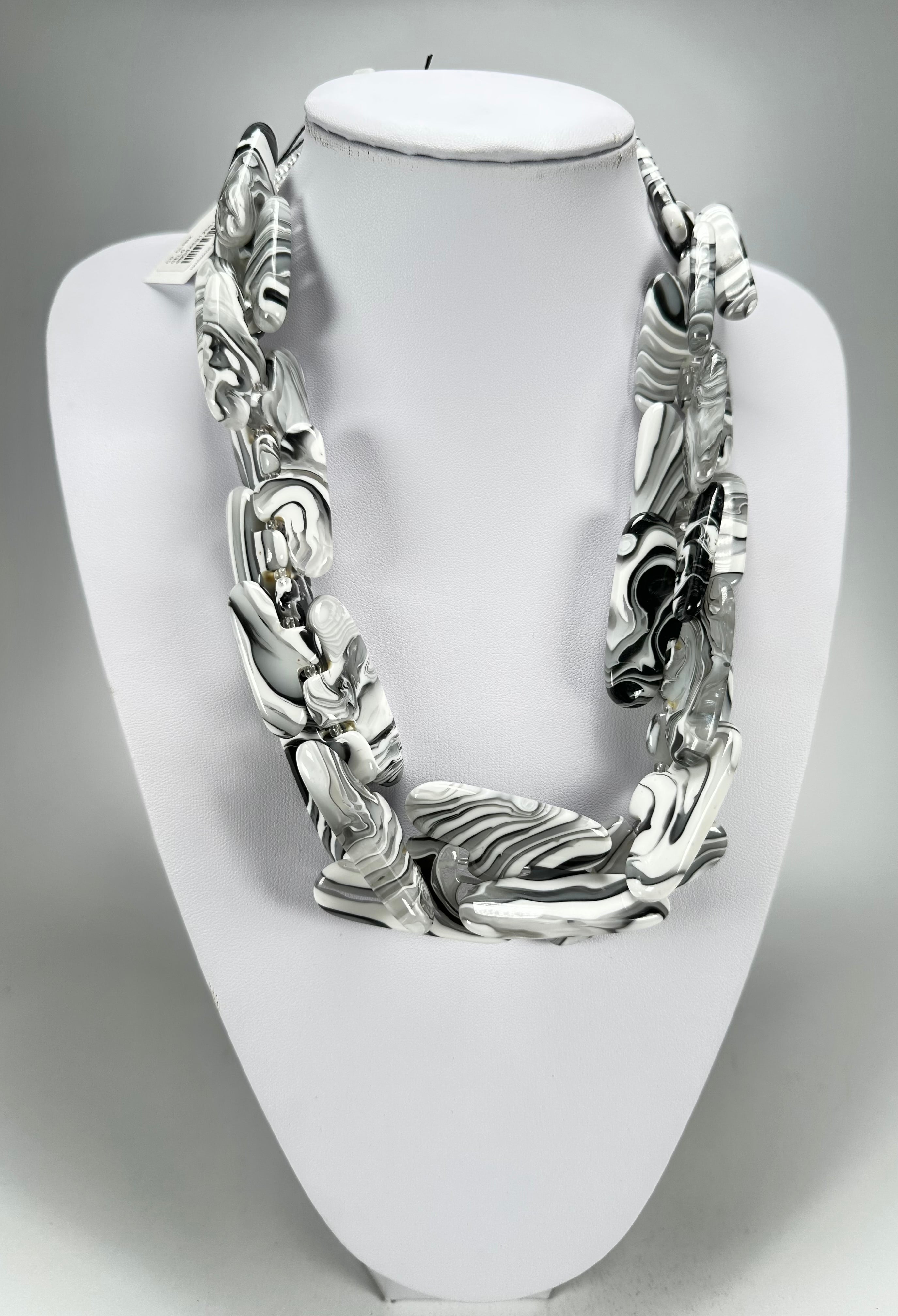Sobral - Onda Gelo "Clark" Resin Necklace ( 005445 )