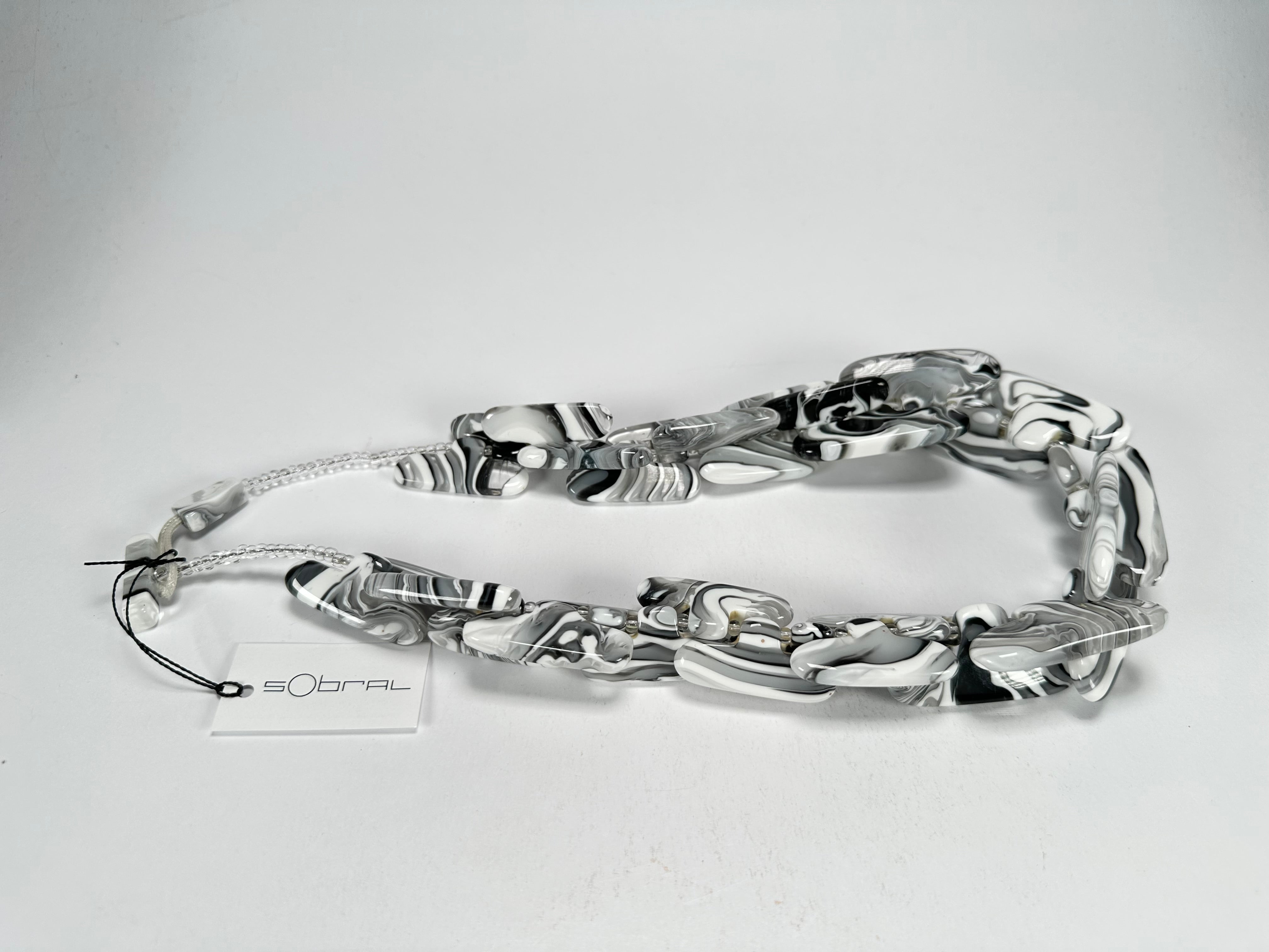Sobral - Onda Gelo "Clark" Resin Necklace ( 005445 )
