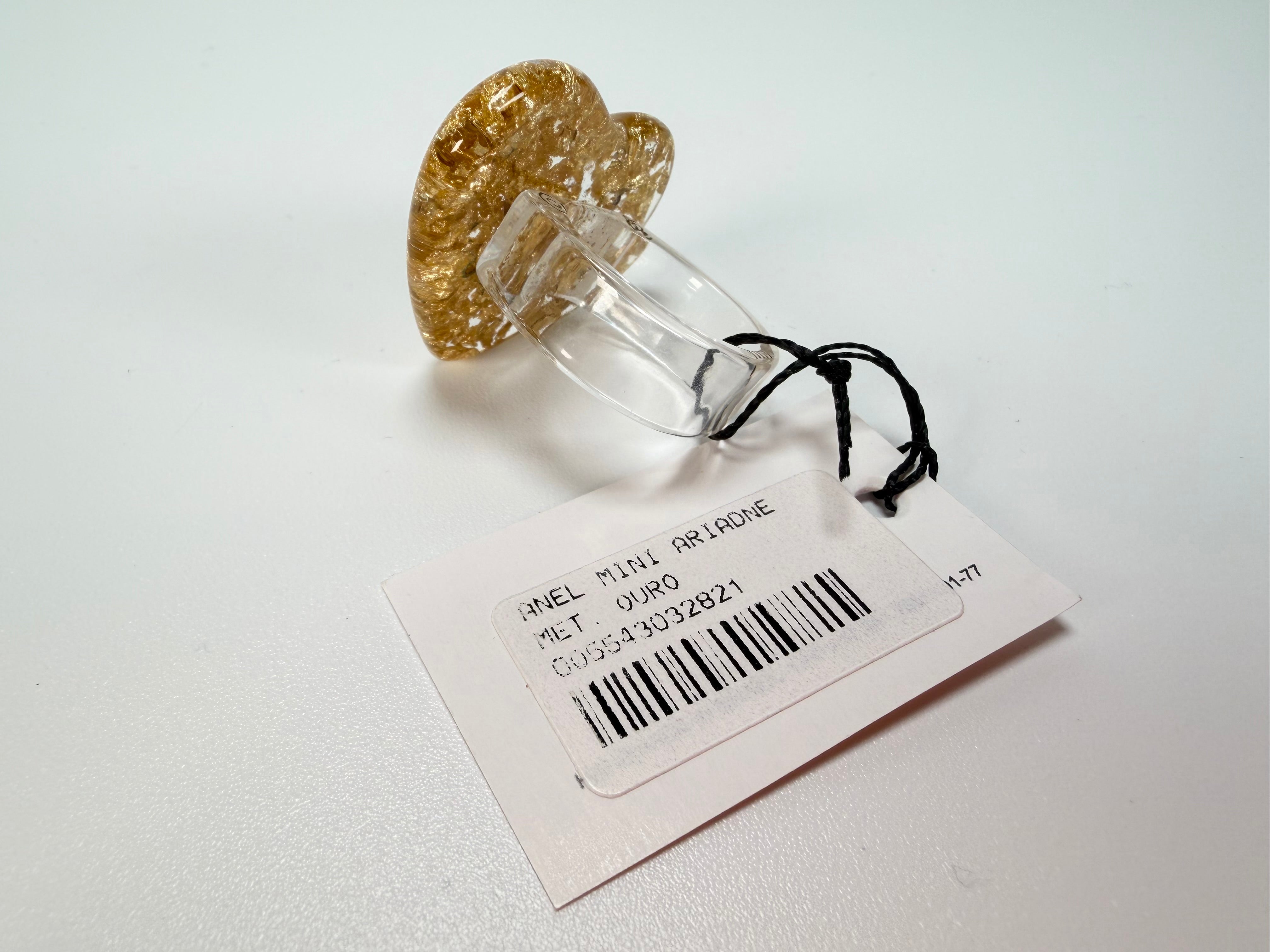 Sobral - Metalique "Mini Ariadne" Resin Ring ( 005543 ) - Size UK X / US 11.5