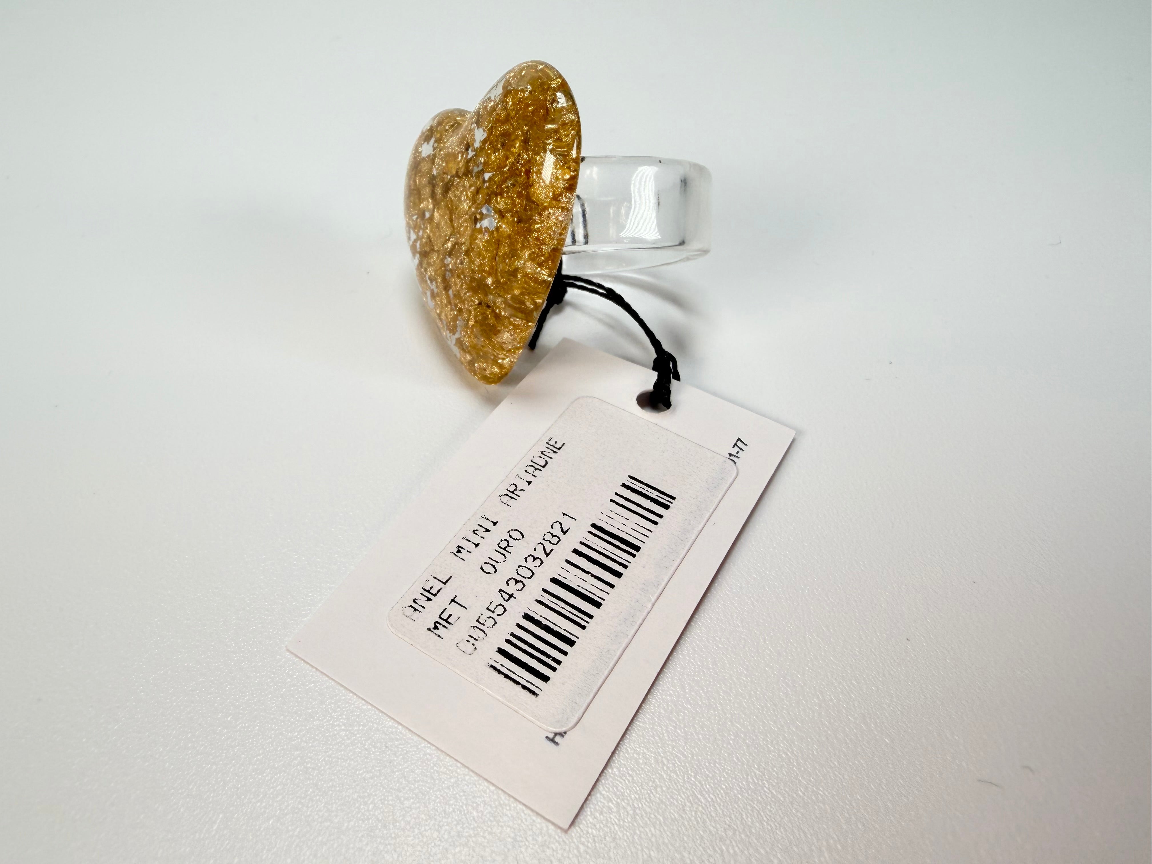 Sobral - Metalique "Mini Ariadne" Resin Ring ( 005543 ) - Size UK W / US 11