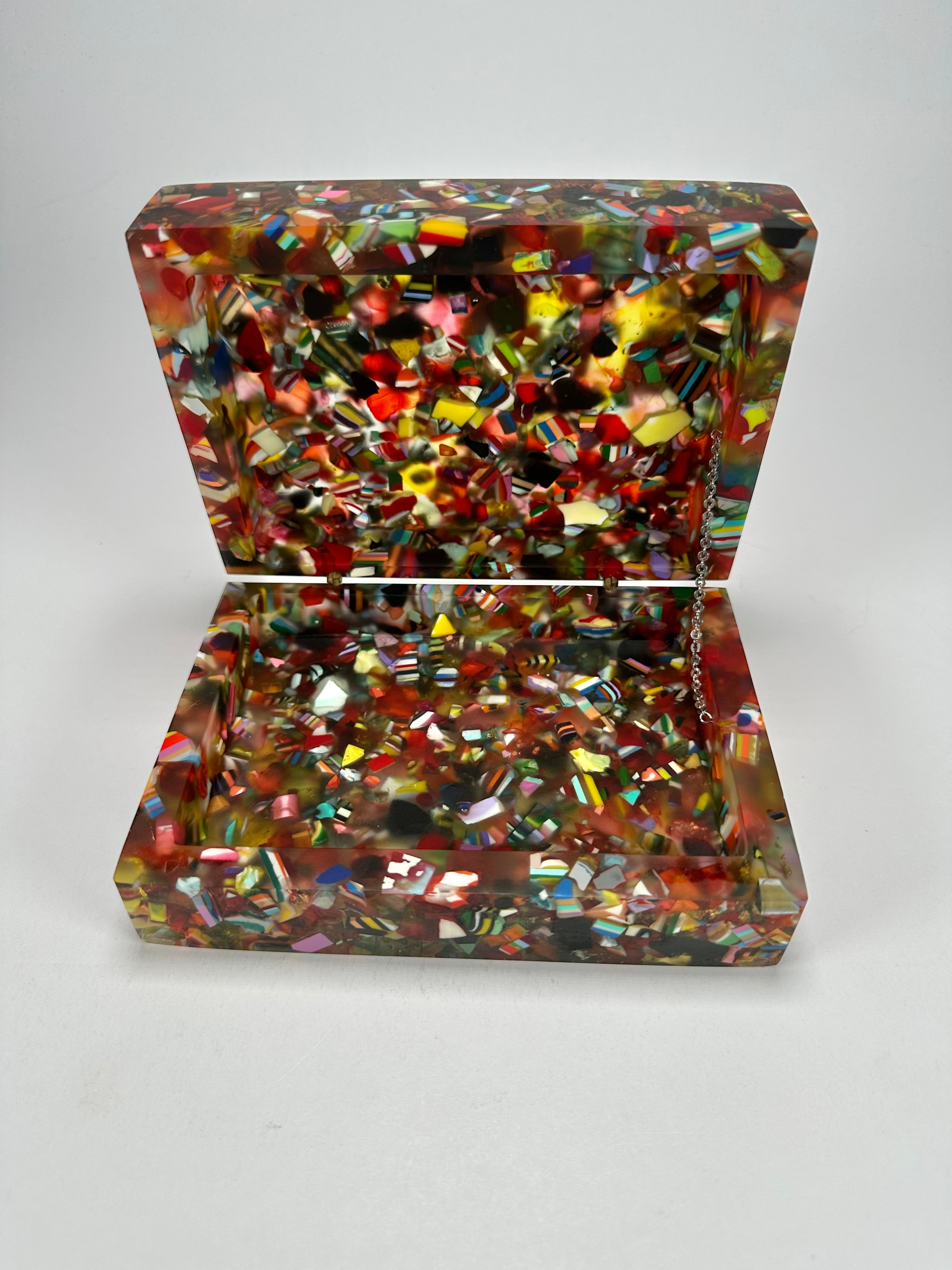 Sobral - Past Present "Encapsulada" Encapsulated Pieces Resin Jewellery Box ( 000303 )