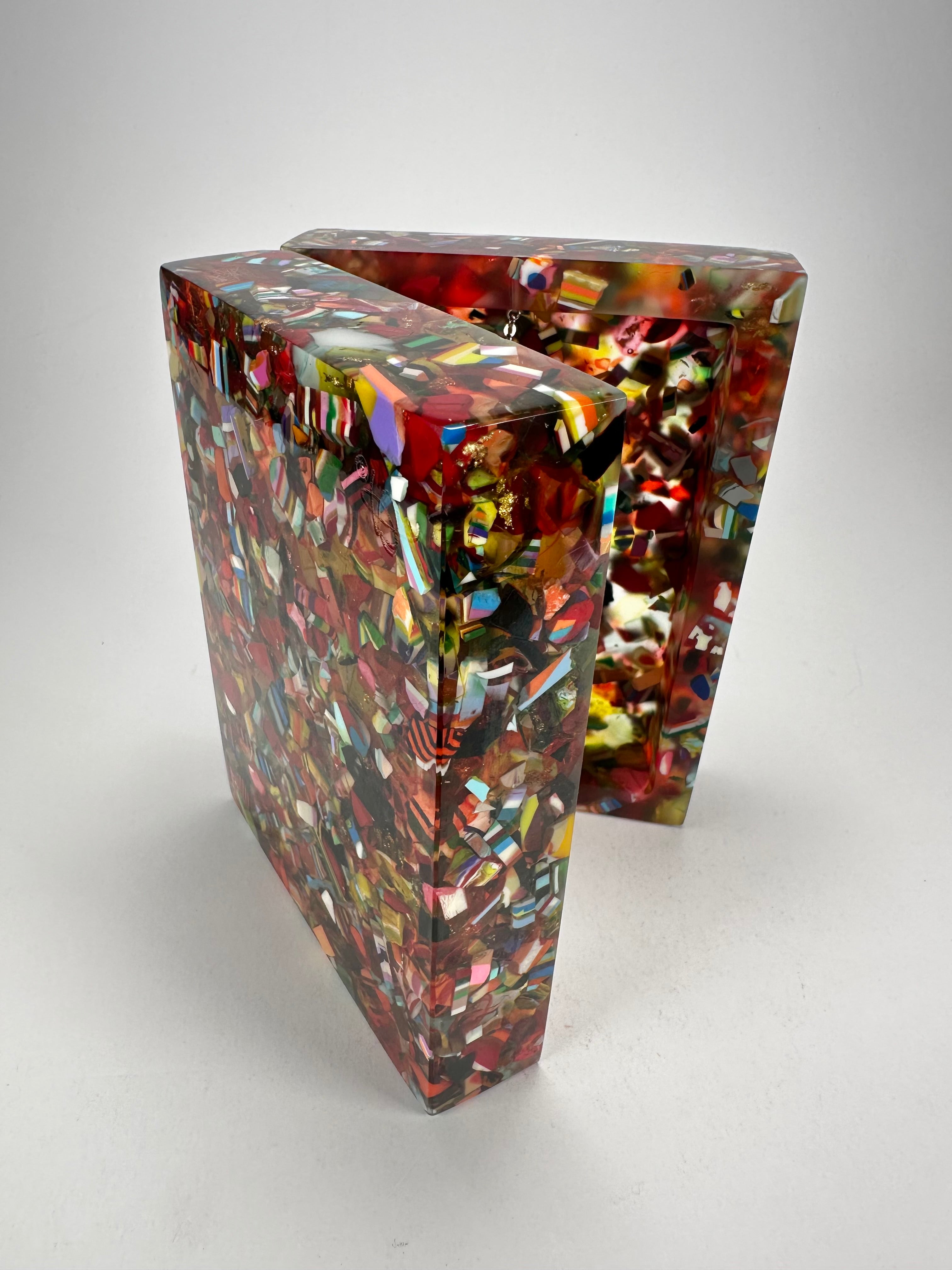 Sobral - Past Present "Encapsulada" Encapsulated Pieces Resin Jewellery Box ( 000303 )