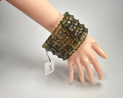 Sobral - "Swamp" Studio Creation Elasticated Resin Bracelet ( 000000 )