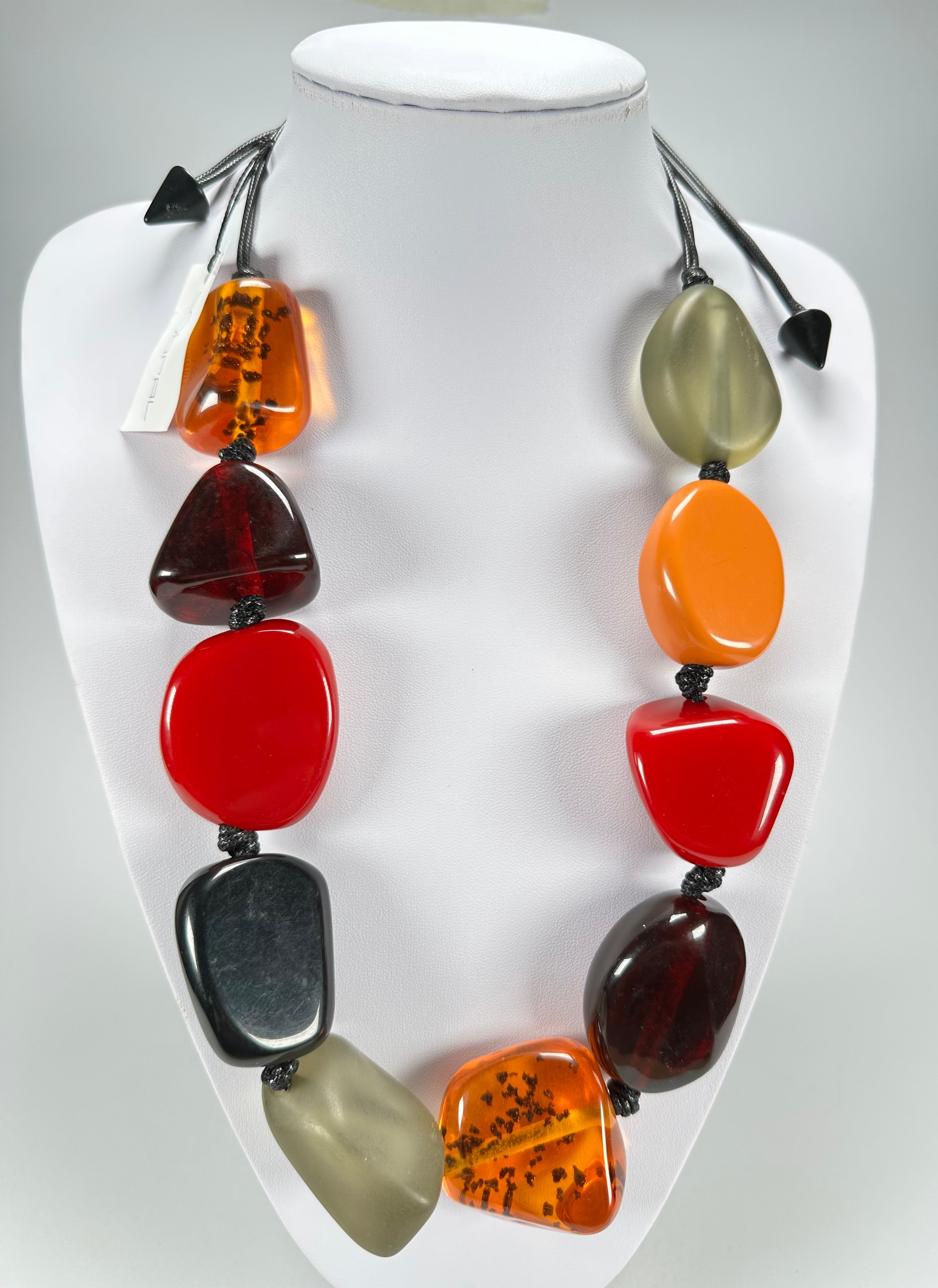 Sobral - Mix Inverno "Cusco" Resin Necklace ( 001072 )