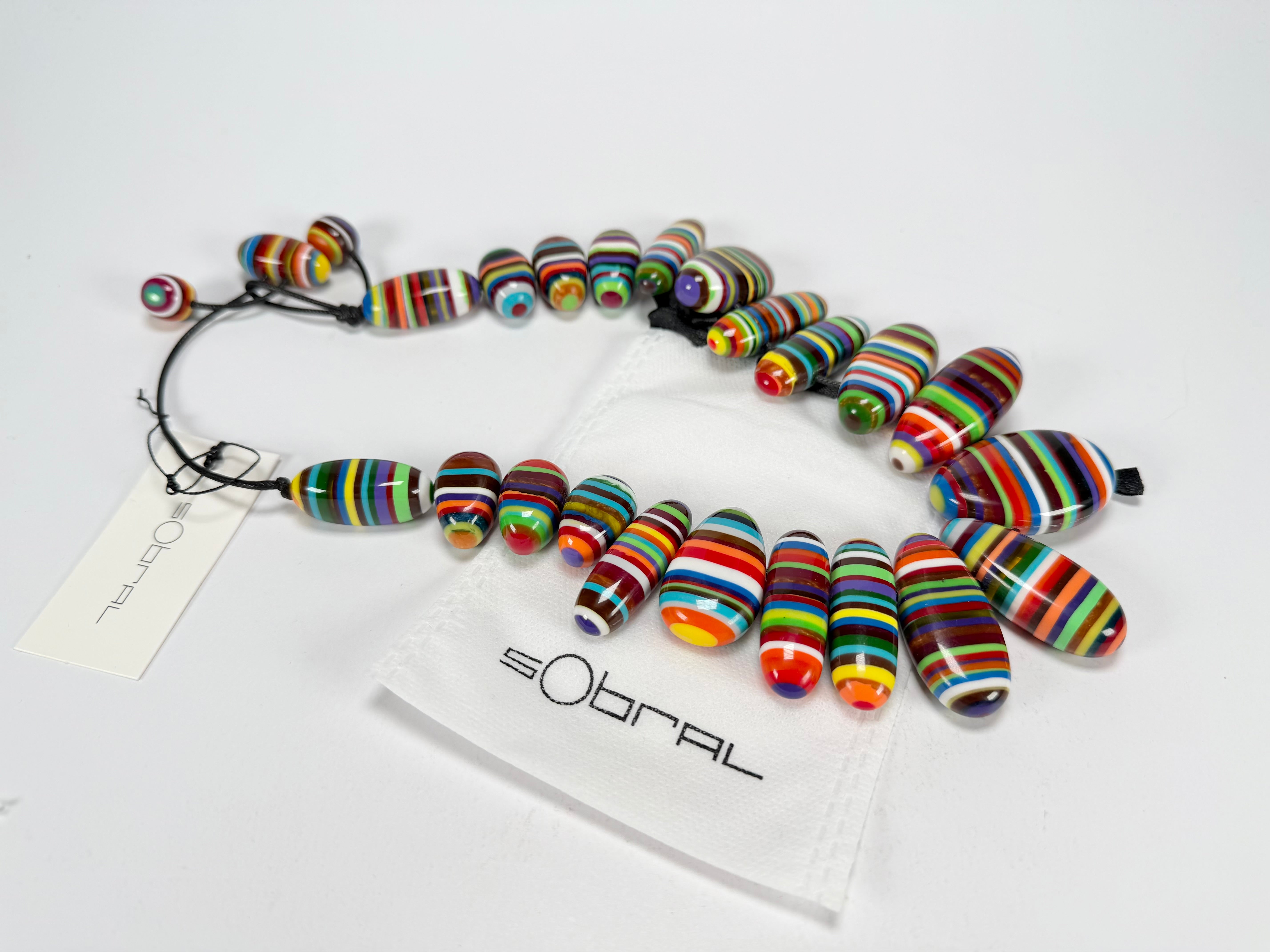 Sobral - Pop Art "Mônica" Resin Necklace ( 005412 )