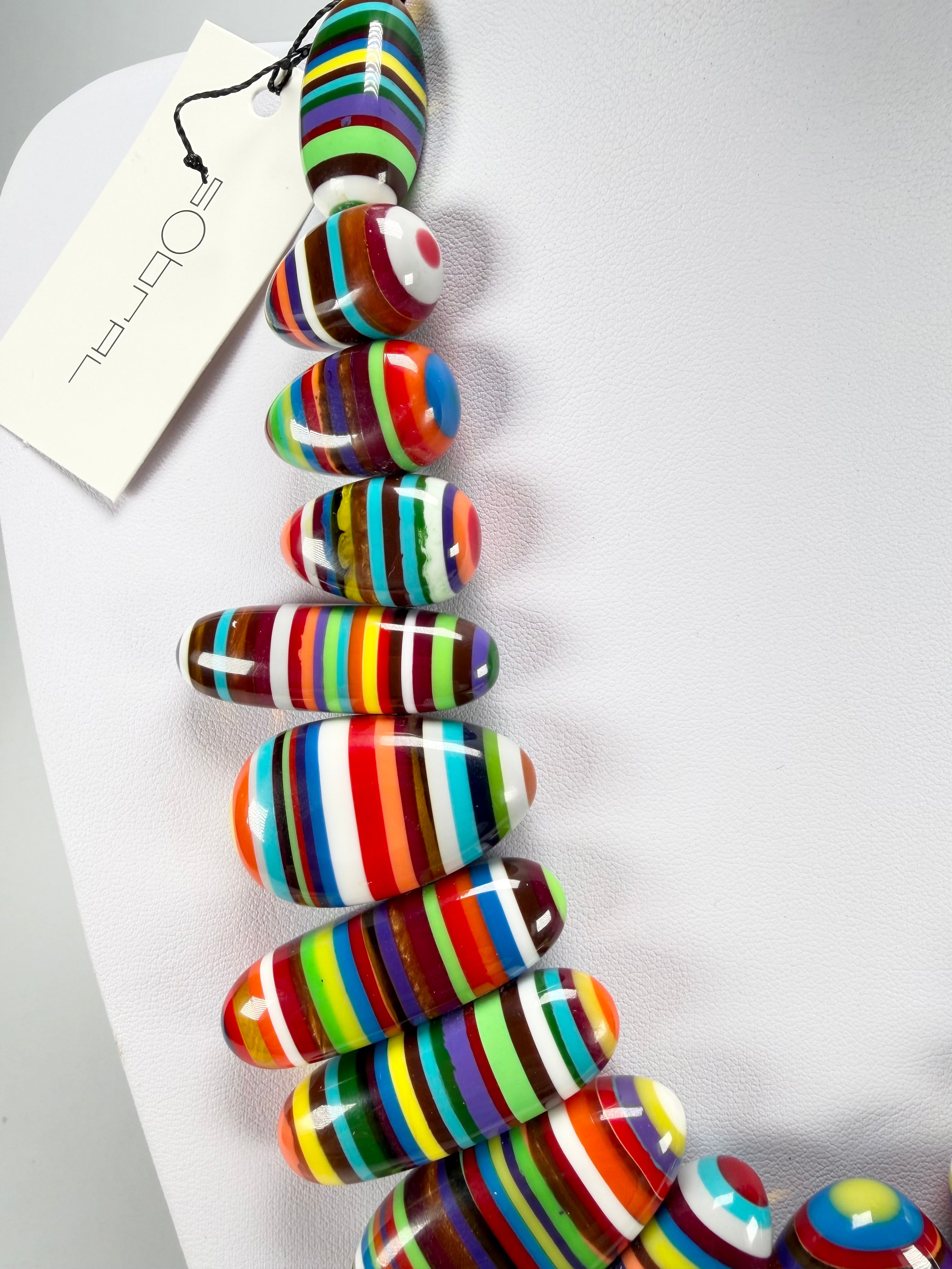 Sobral - Pop Art "Mônica" Resin Necklace ( 005412 )