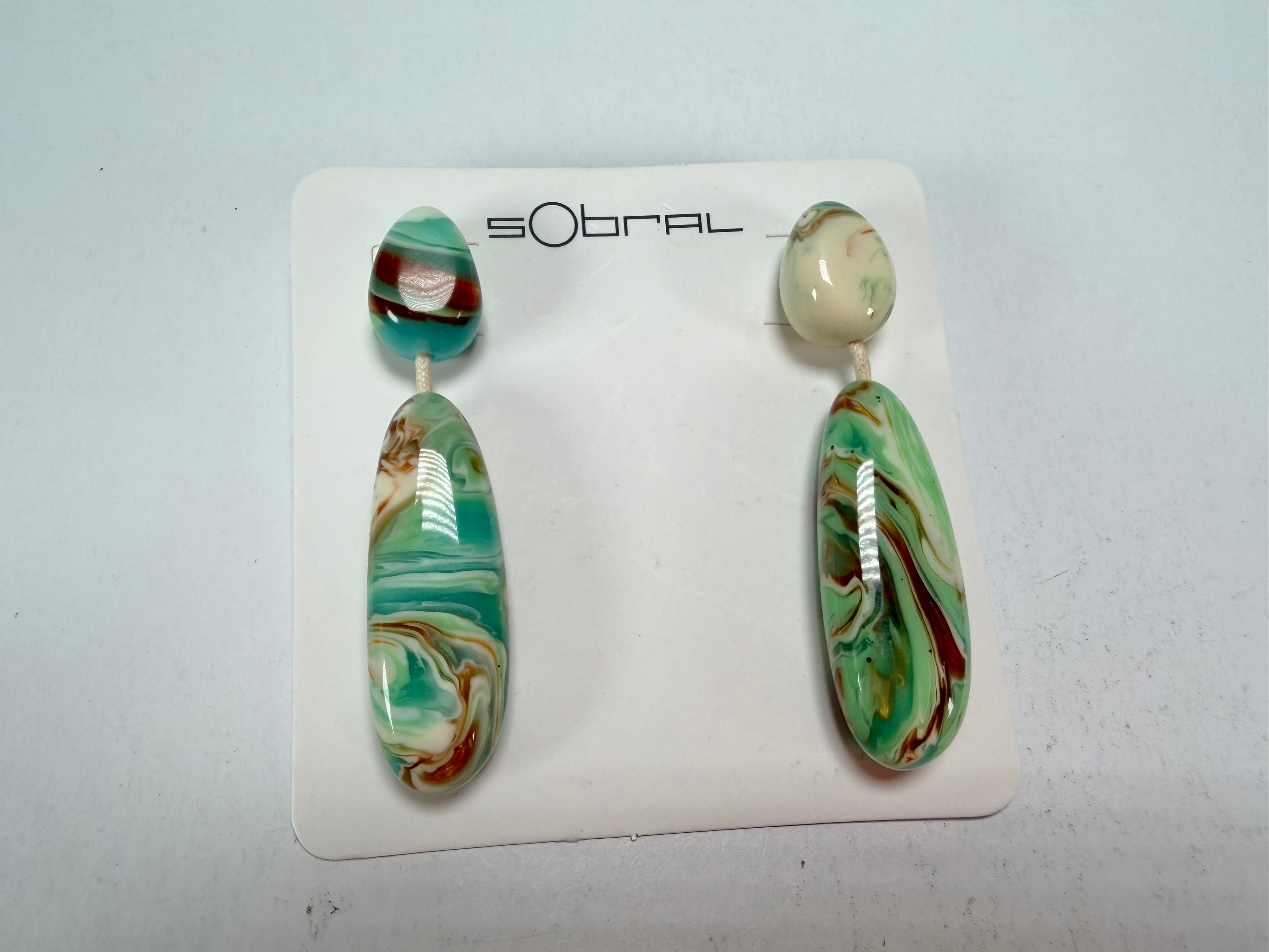 Sobral - Eteria "Caillou" Resin Earrings ( 005427 )
