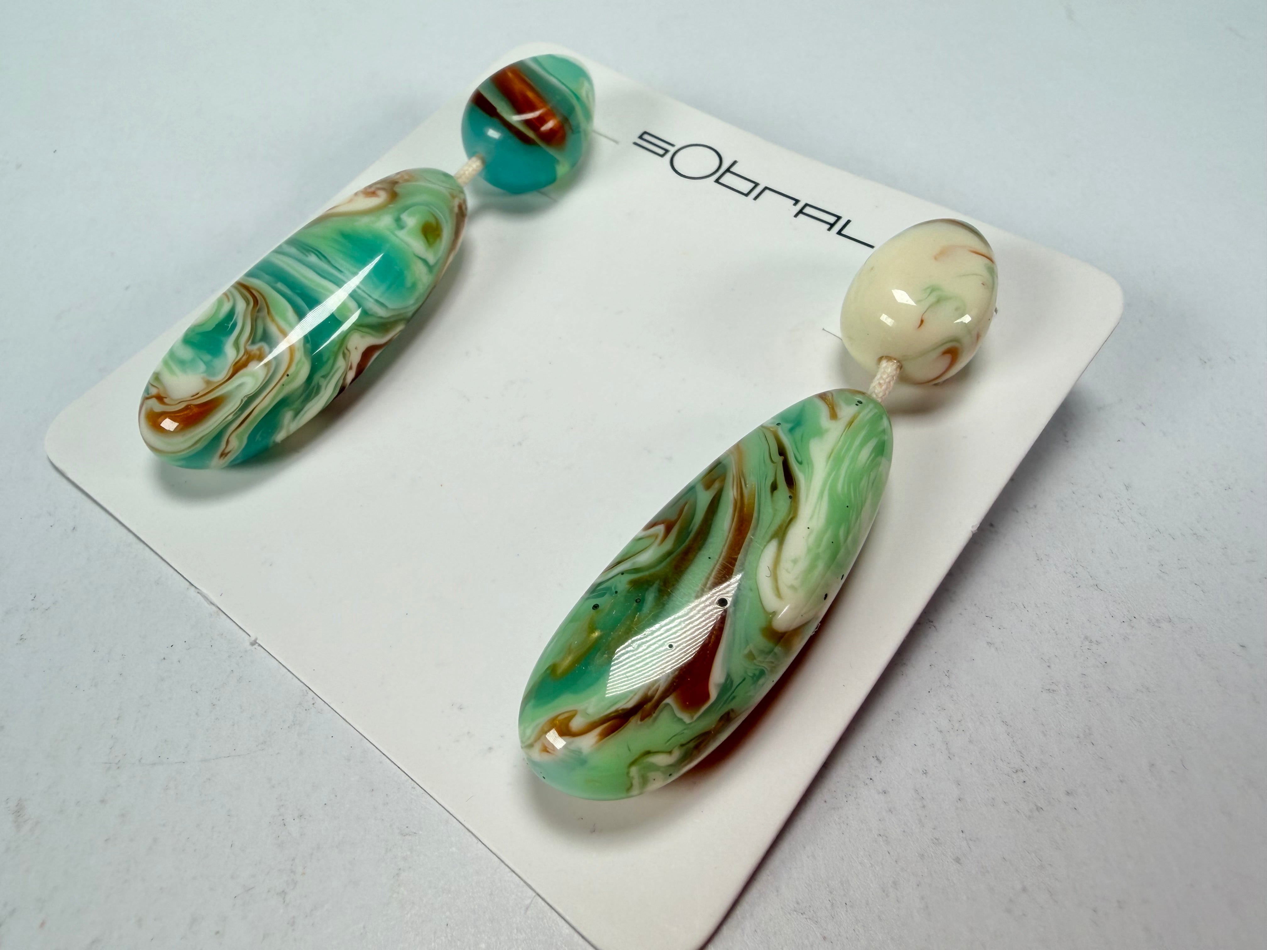 Sobral - Eteria "Caillou" Resin Earrings ( 005427 )
