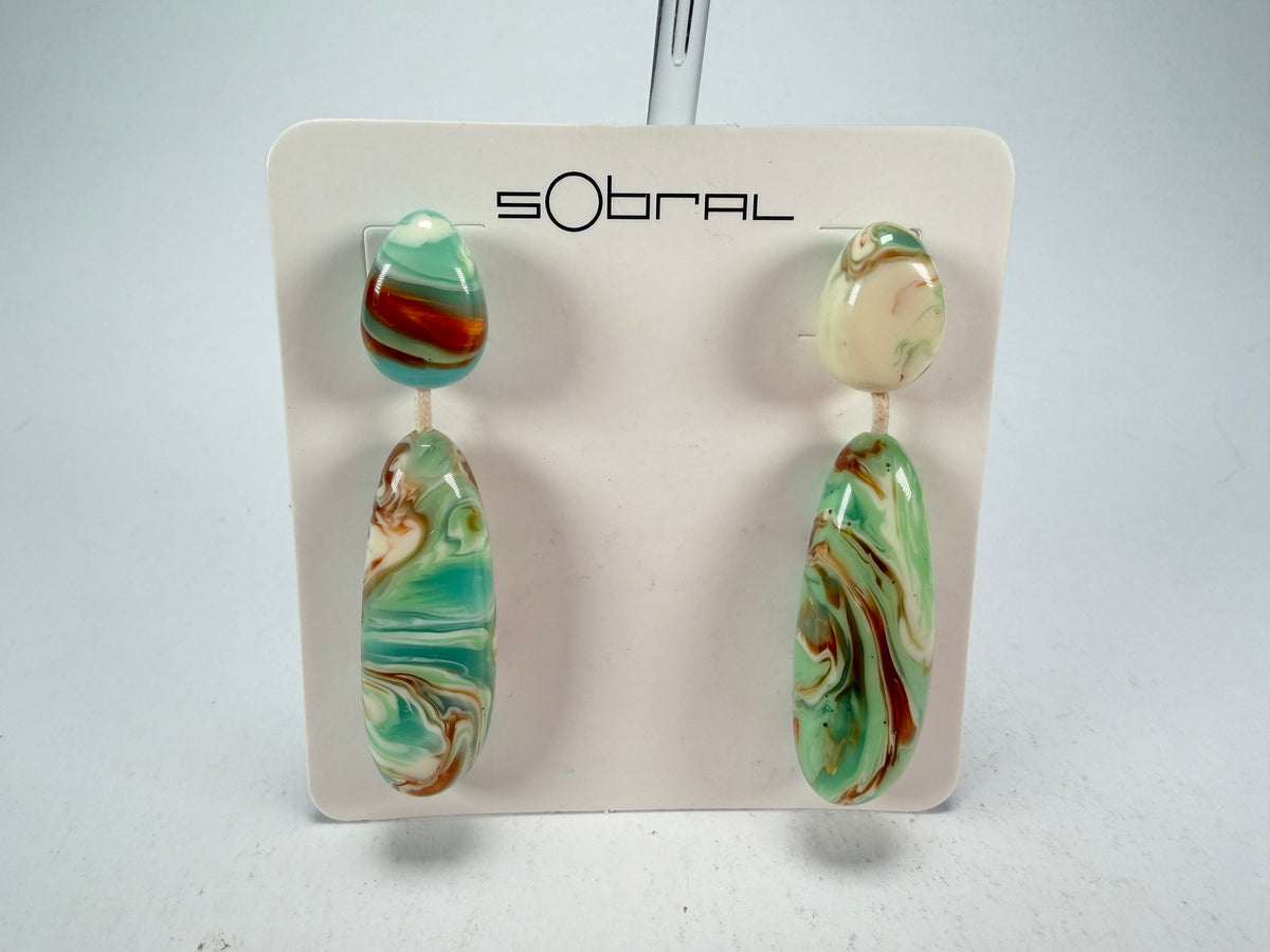 Sobral - Eteria "Caillou" Resin Earrings ( 005427 )