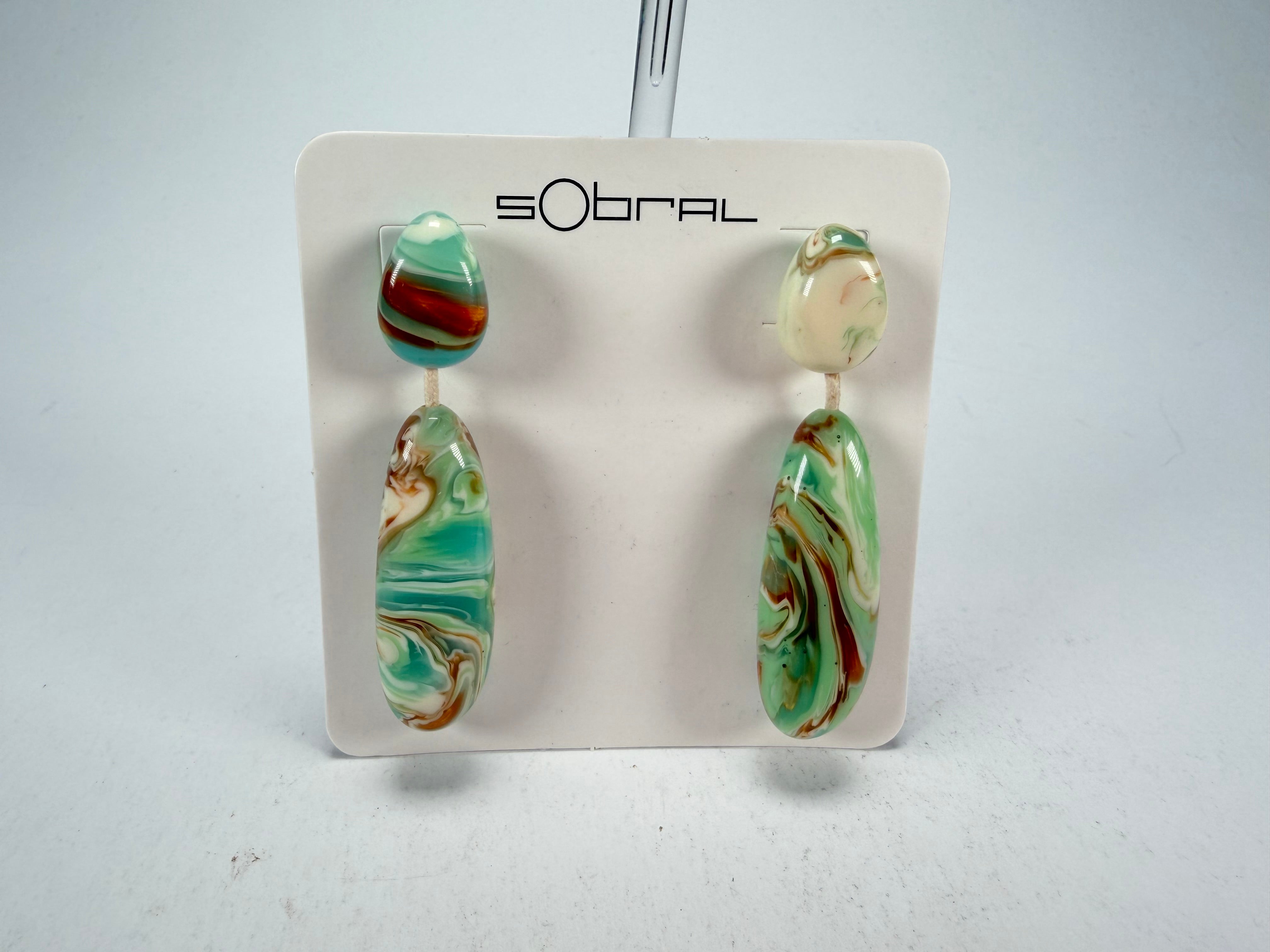 Sobral - Eteria "Caillou" Resin Earrings ( 005427 )