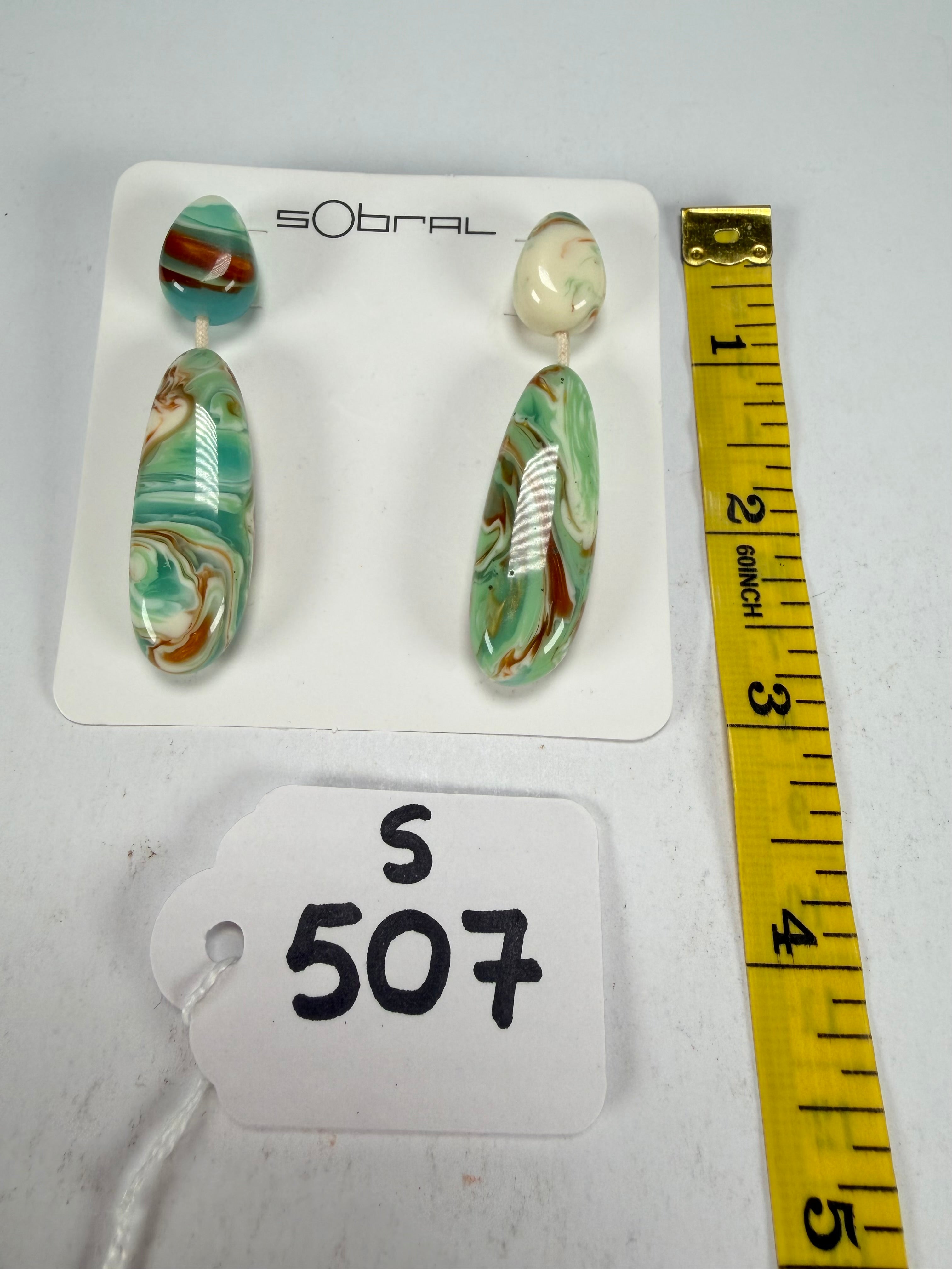 Sobral - Eteria "Caillou" Resin Earrings ( 005427 )