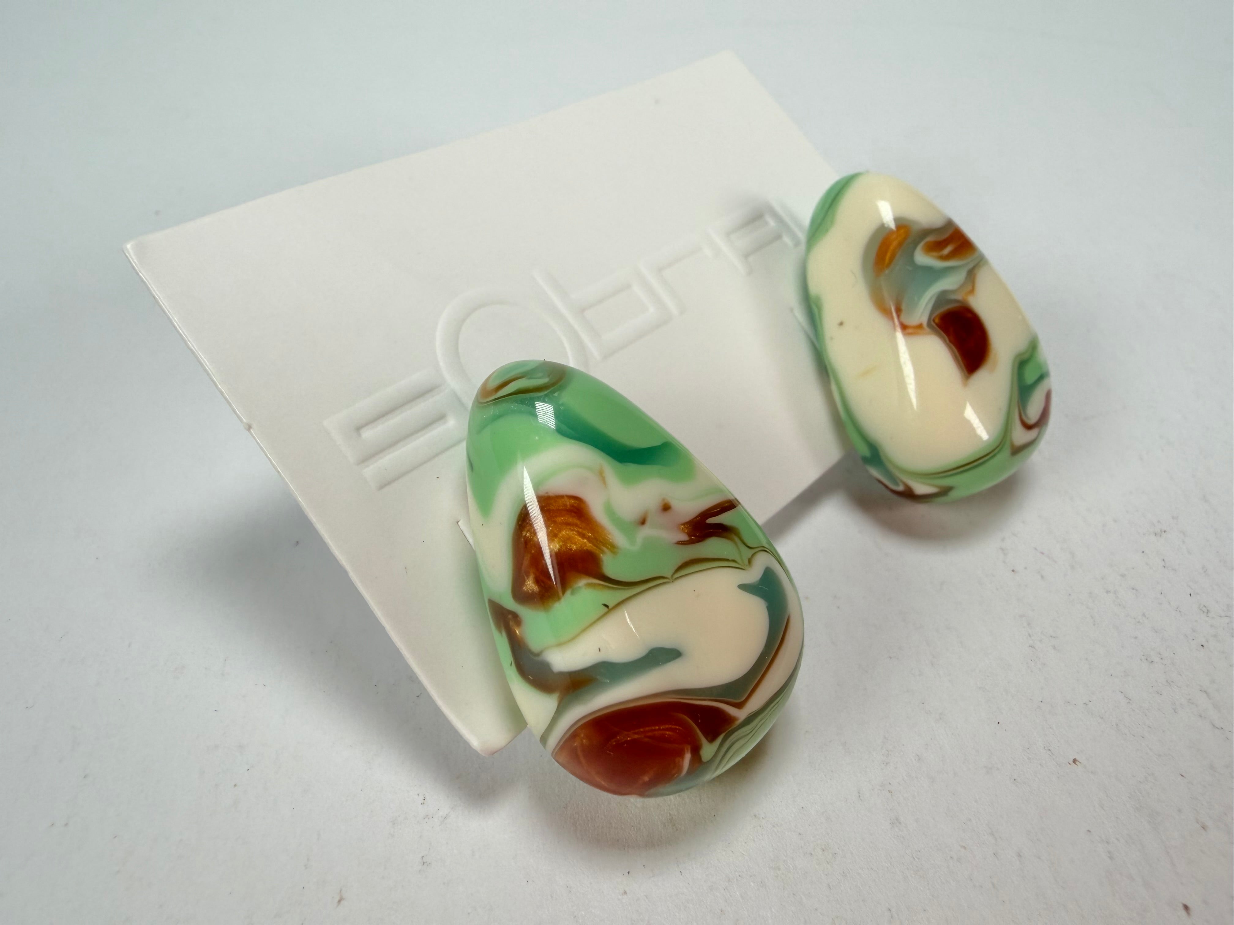 Sobral - Eteria "Nida" Resin Earrings ( 005306 )