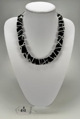 Sobral - Street "Catedral" Black Resin Necklace ( 004311 )