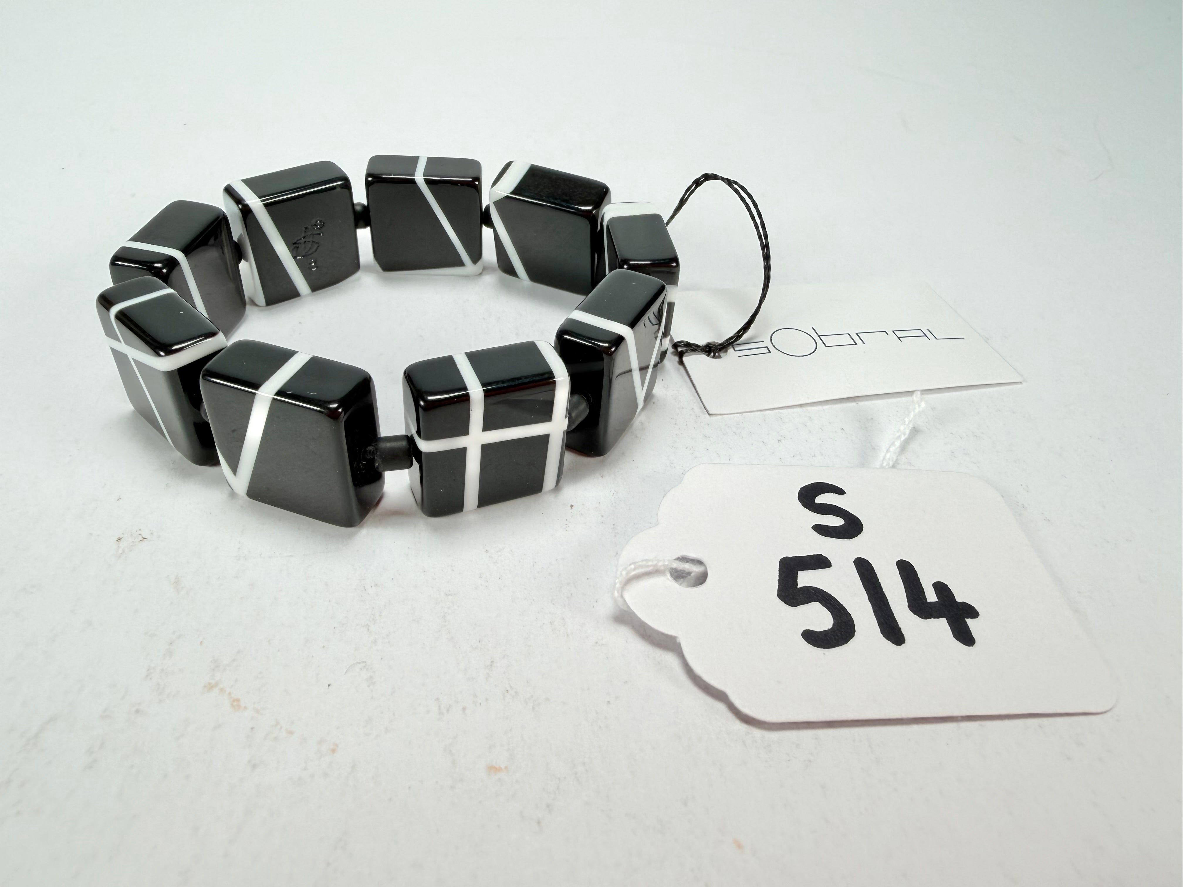 Sobral - Street "Atelie" Black Resin Bracelet ( 004706 )