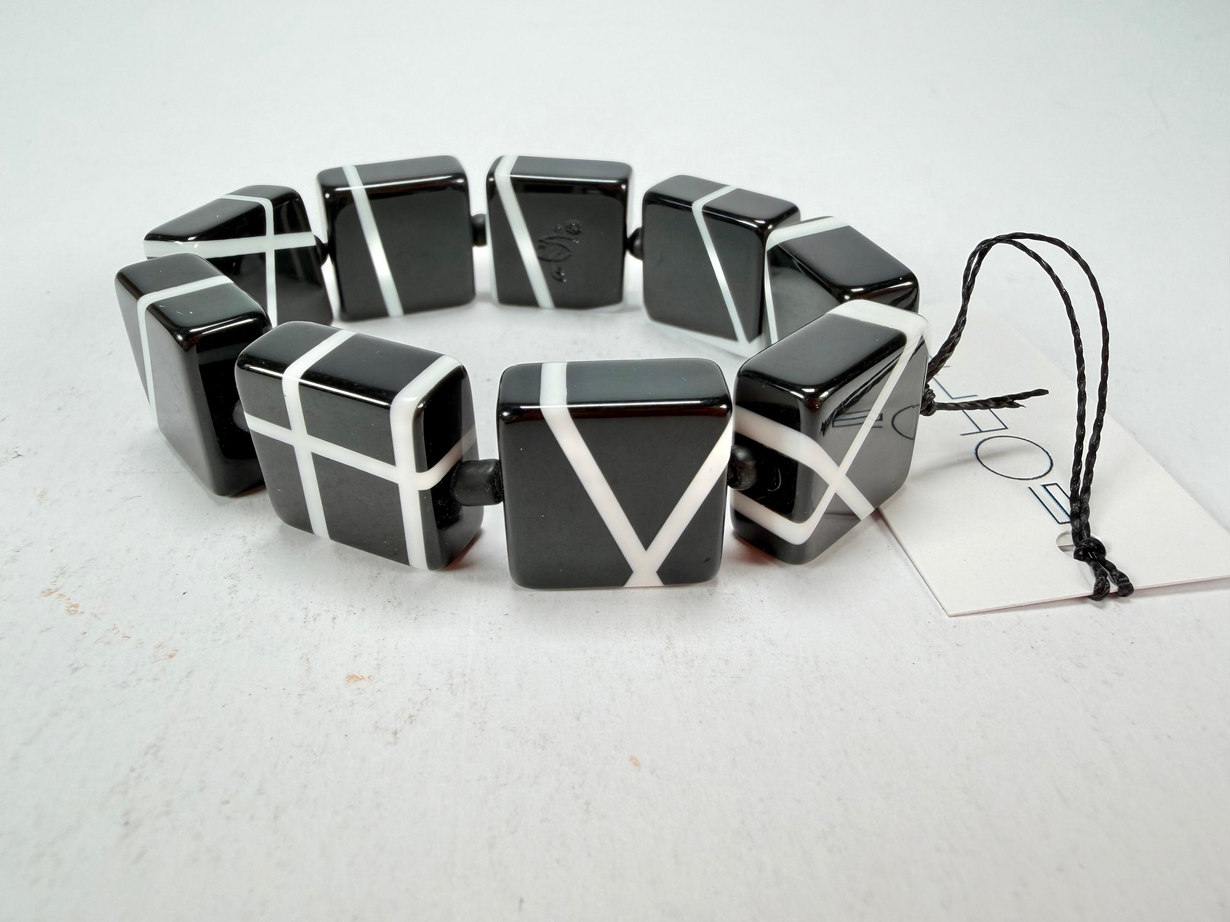 Sobral - Street "Atelie" Black Resin Bracelet ( 004706 )