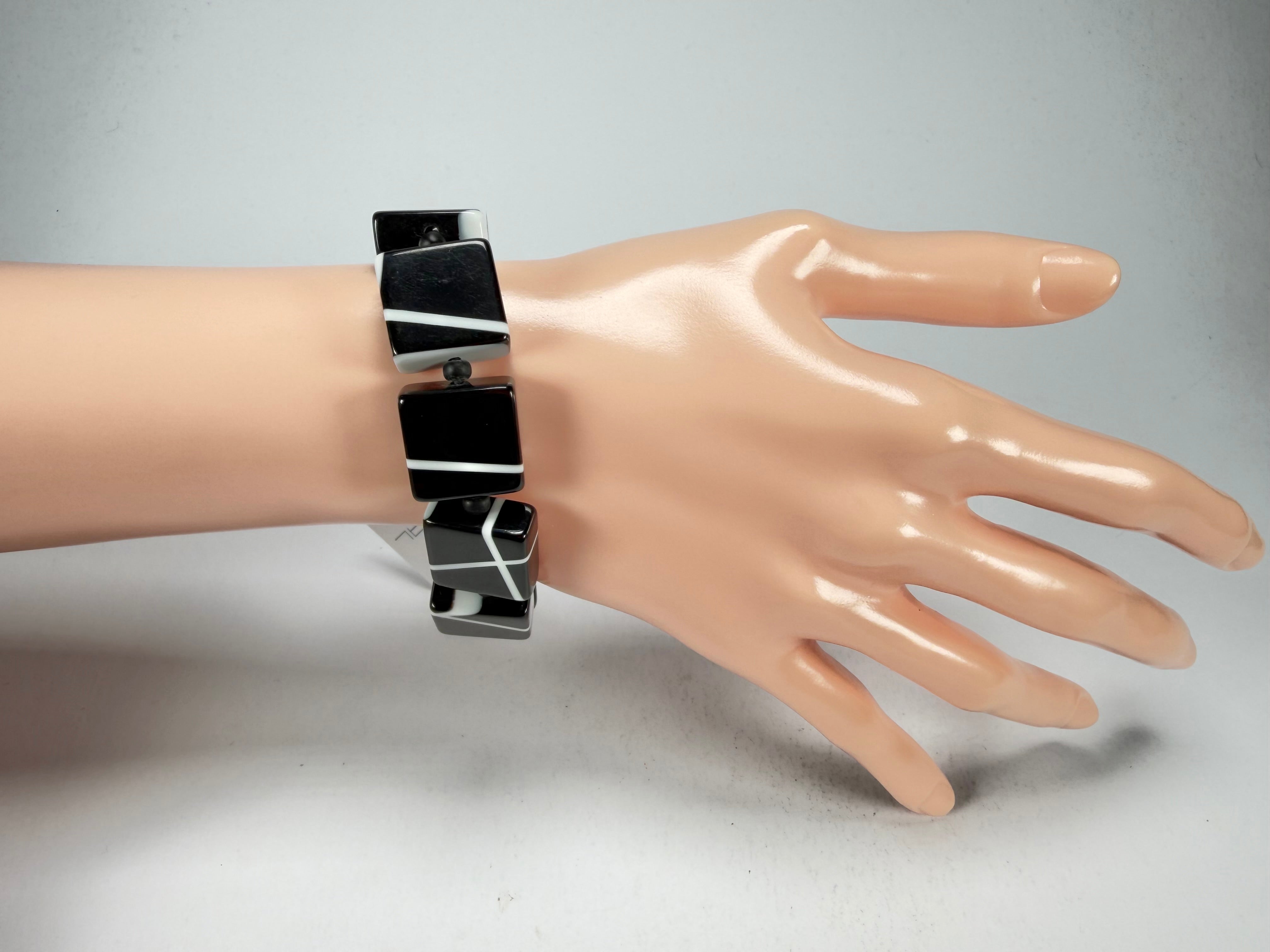 Sobral - Street "Atelie" Black Resin Bracelet ( 004706 )